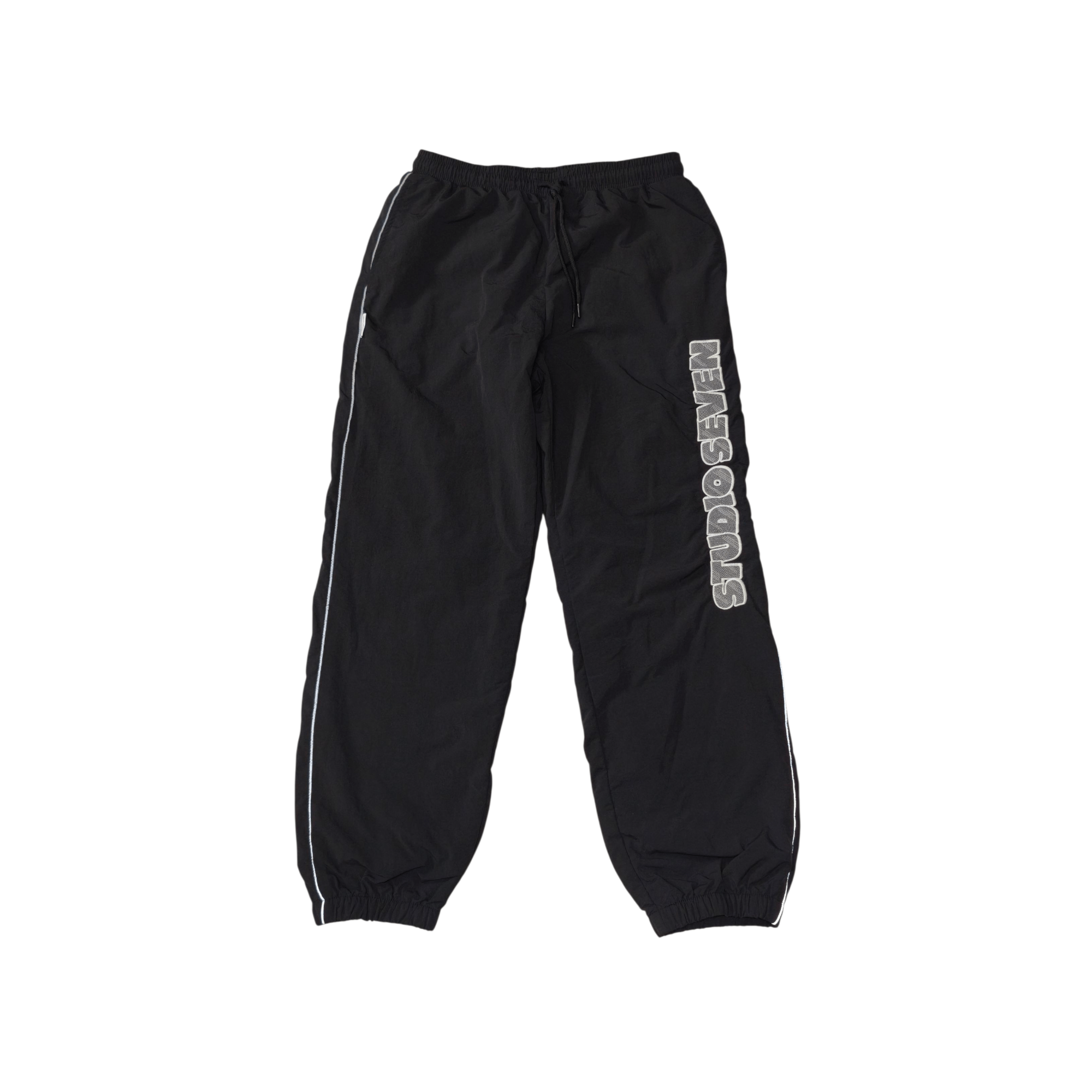 Studio Seven Studio Seven x GU Spellout Reflective Track Pants Streetwear Size US 30 / EU 46 - 2 Thumbnail