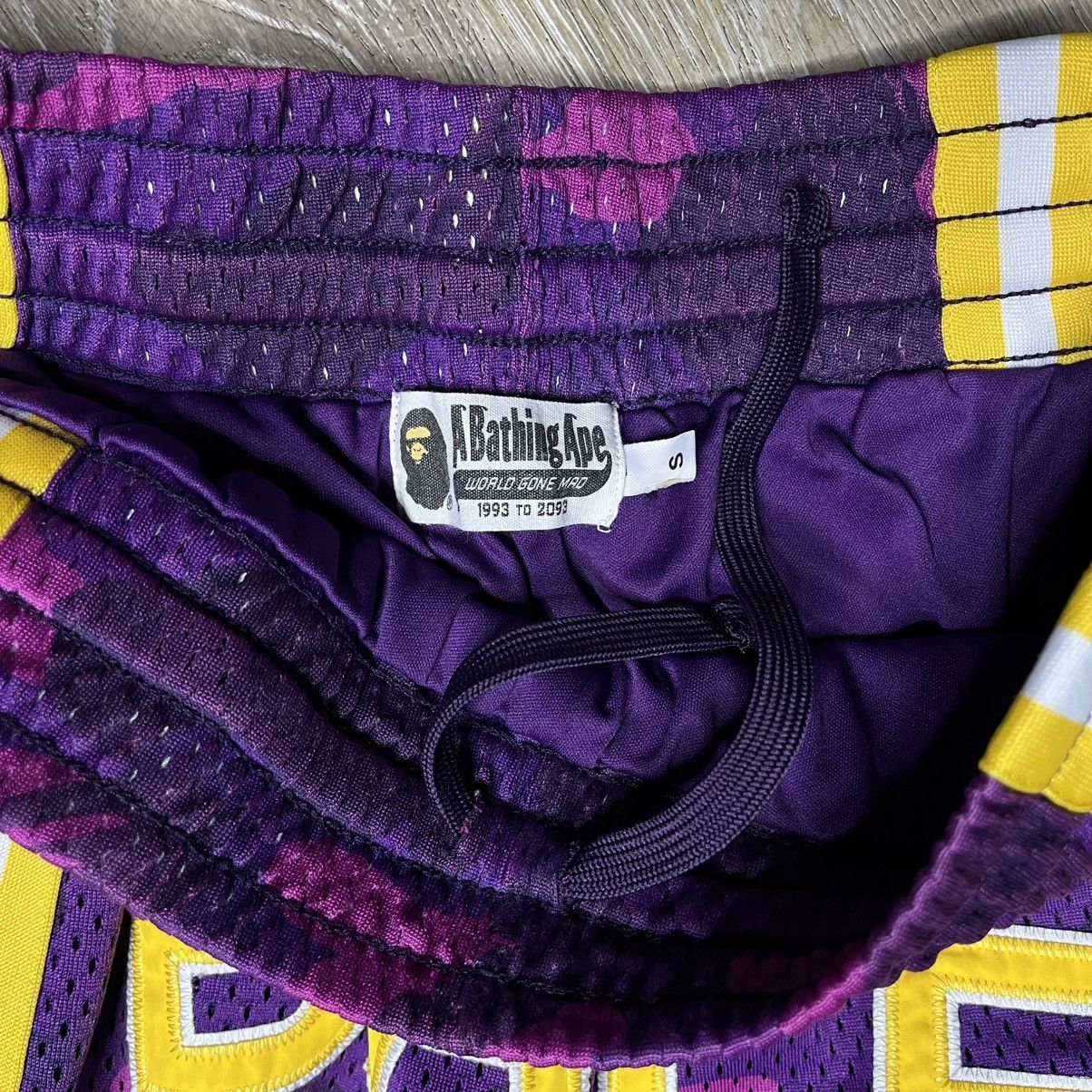 Bape purple bape camo basketball shorts Size US 32 / EU 48 - 6 Thumbnail
