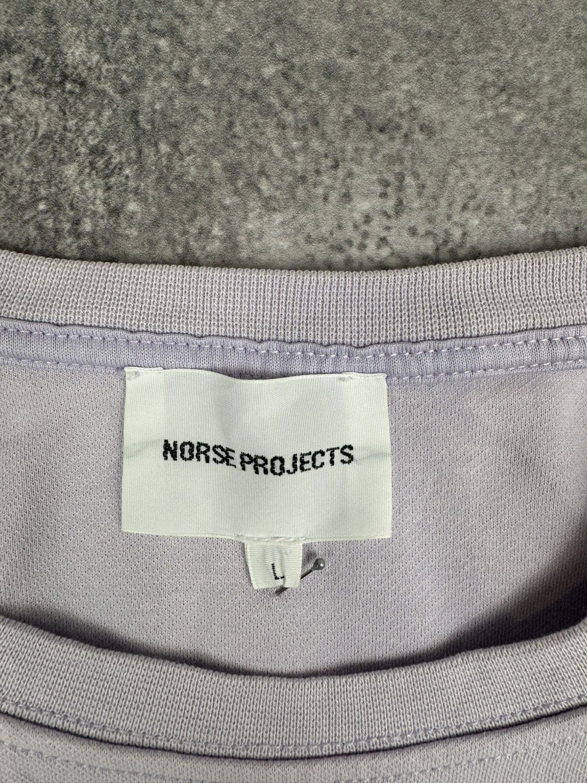 Norse Projects Norse Projects Women Interlock Sweatshirt Light Purple Size L / US 10 / IT 46 - 5 Thumbnail