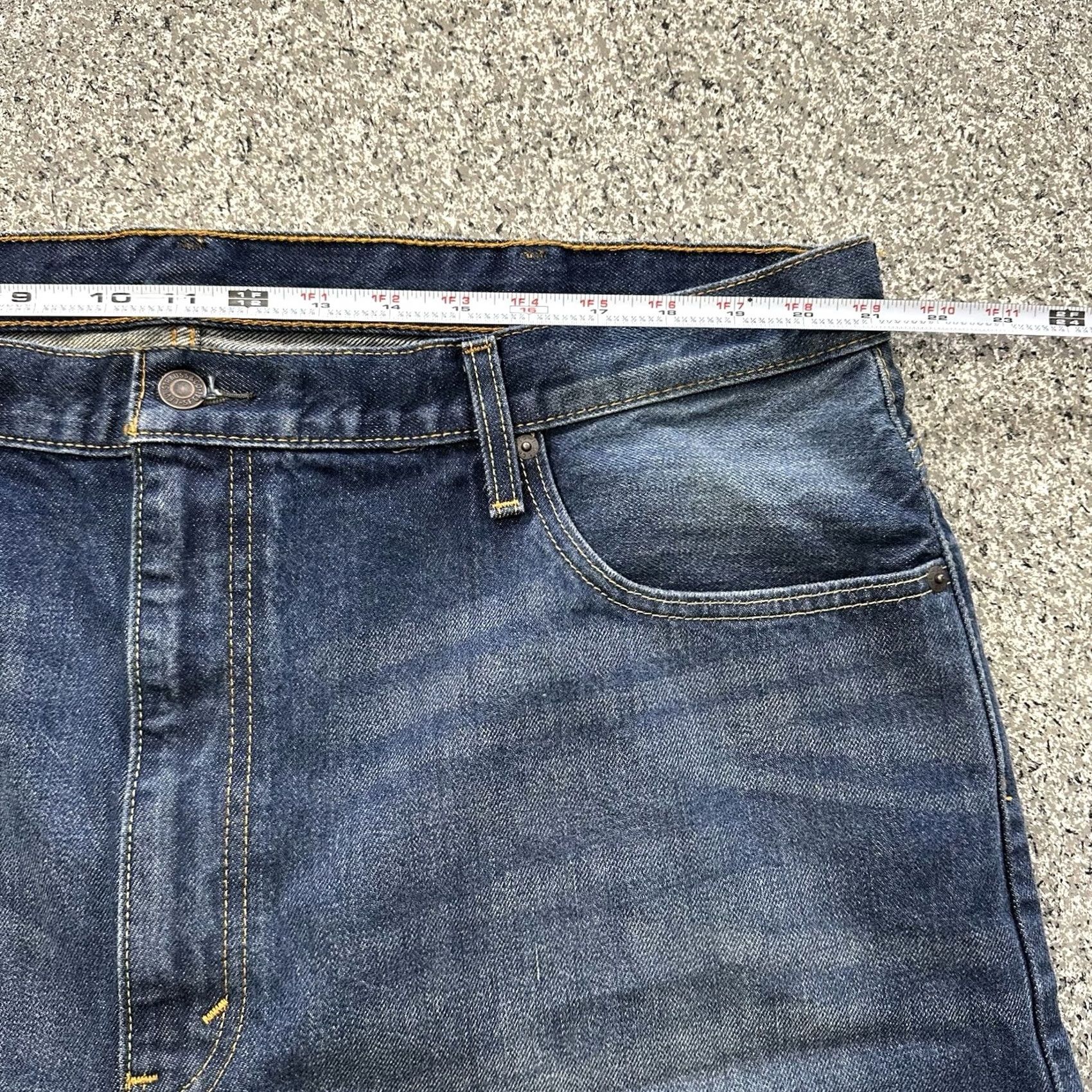 Levi's Levi's 569 Jean Shorts Mens 42 Loose Denim Medium Wash 10" Inseam, 5-Pocket, Zip Closure, Relaxed Fit, Blue Denim Shorts Mens 42 Size US 36 / EU 52 - 7 Thumbnail