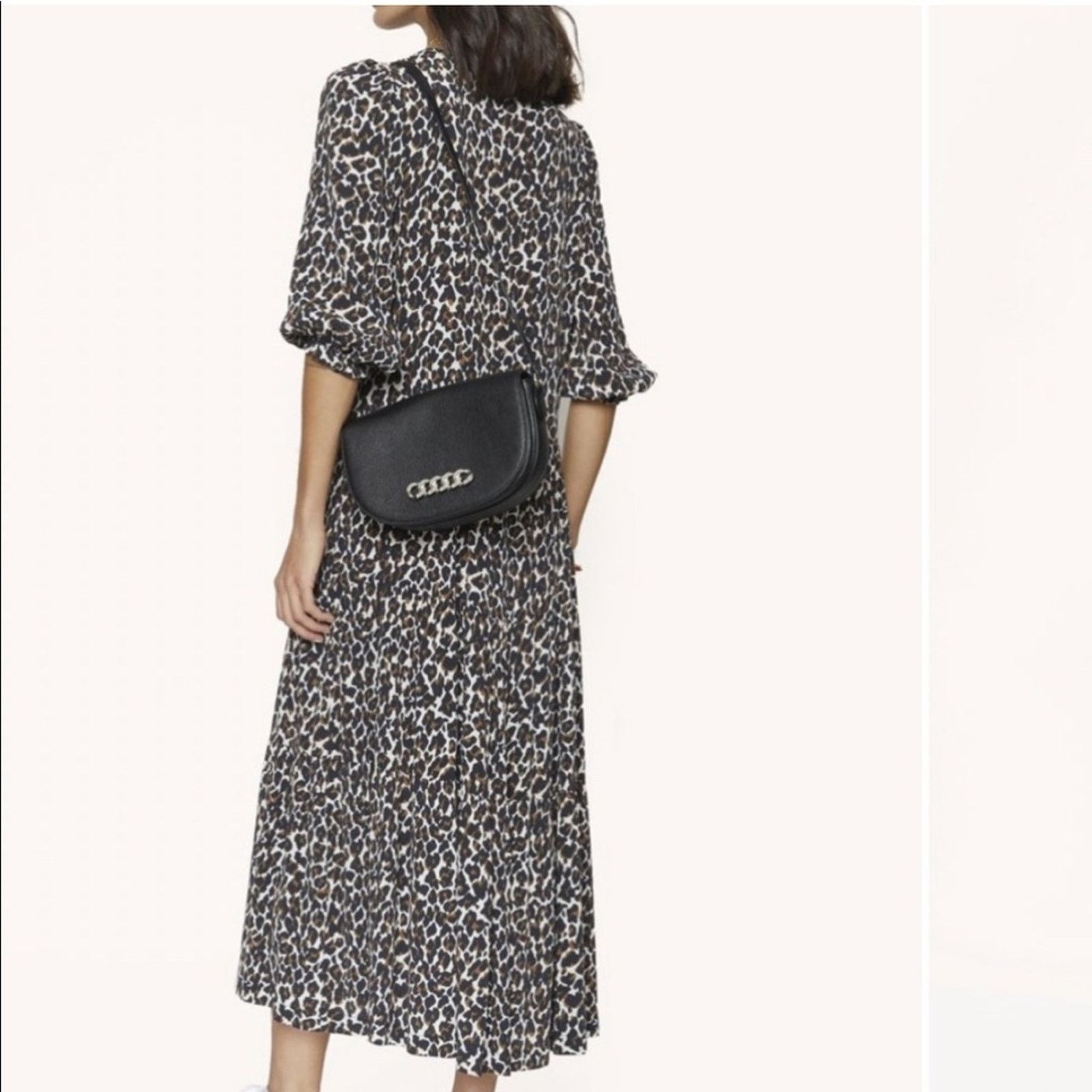 Rebecca Minkoff Rebecca Minkoff chelsea leopard print button front dress M Size M / US 6-8 / IT 42-44 - 9 Thumbnail