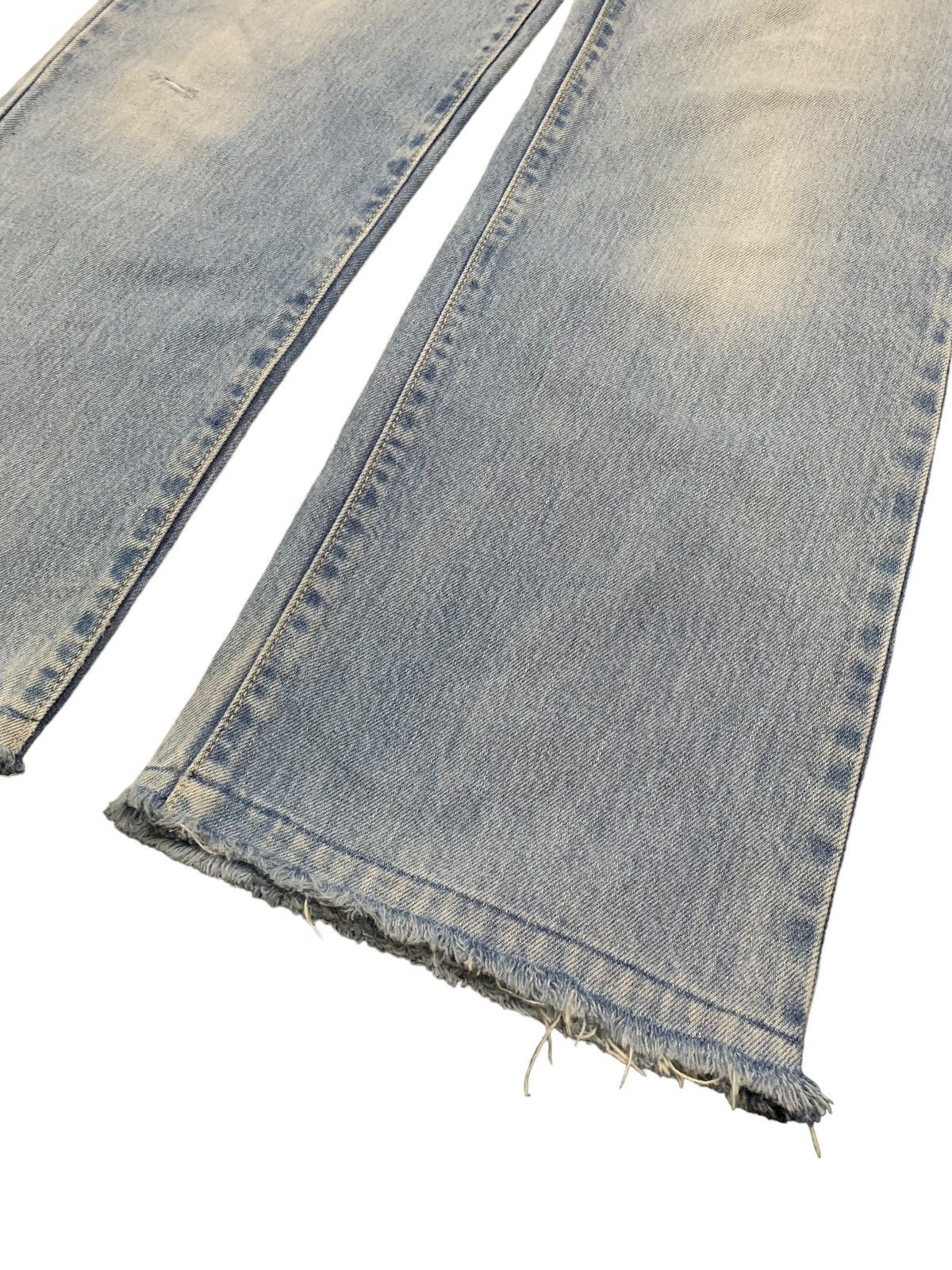 Japanese Brand × Tornado Mart Vintage Japanese Brand Baggy Flare Bootcut Frayed Leg Jeans Size US 30 / EU 46 - 10 Thumbnail