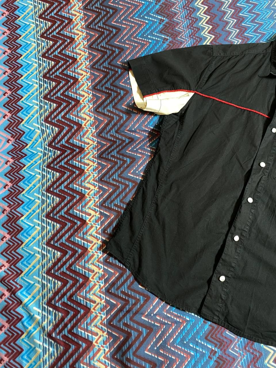 Versace Vintage Y2K shirt Versace black luxury big logo streetwear Size US M / EU 48-50 / 2 - 15 Thumbnail