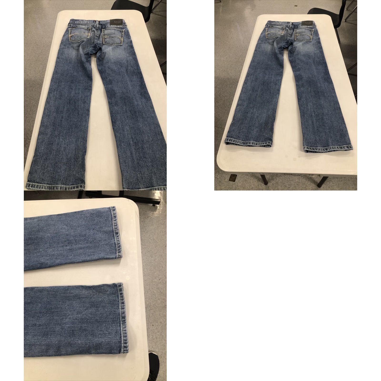 Ariat Ariat M7 Slim Fit Straight Leg Jeans Mens Size 30x29 Blue Denim Light Wash Size US 30 / EU 46 - 10 Thumbnail