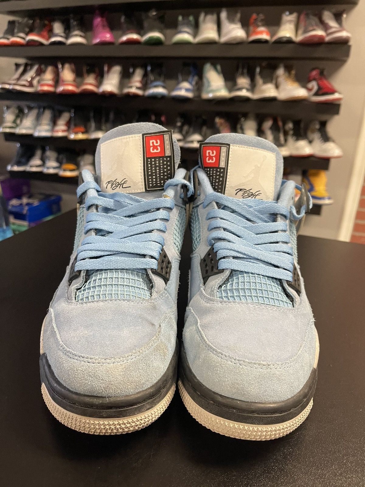 Jordan Brand Size 10.5 - Jordan 4 University Blue Used No Box! Size US 10.5 / EU 43-44 - 6 Thumbnail