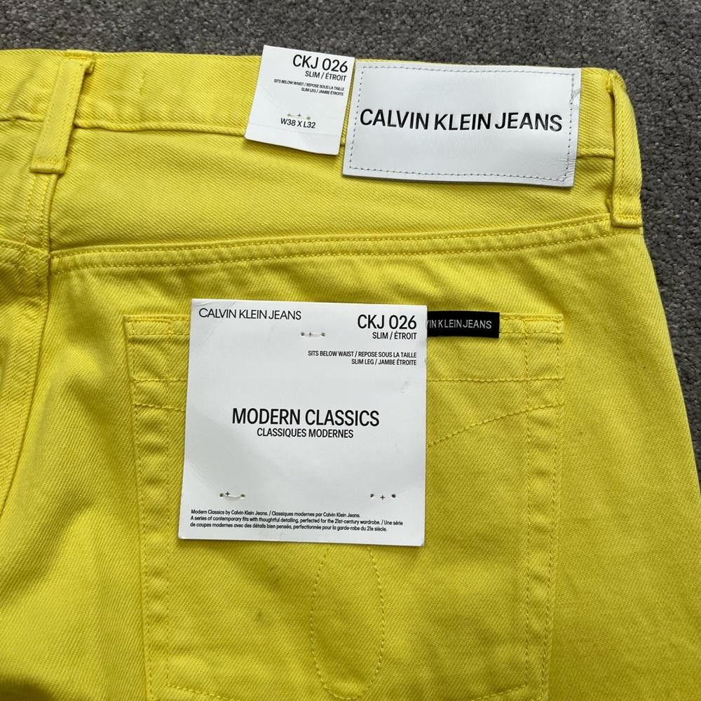 Designer Calvin Klein jeans modern classics slim pants Size 32" / US 10 / IT 46 - 10 Thumbnail