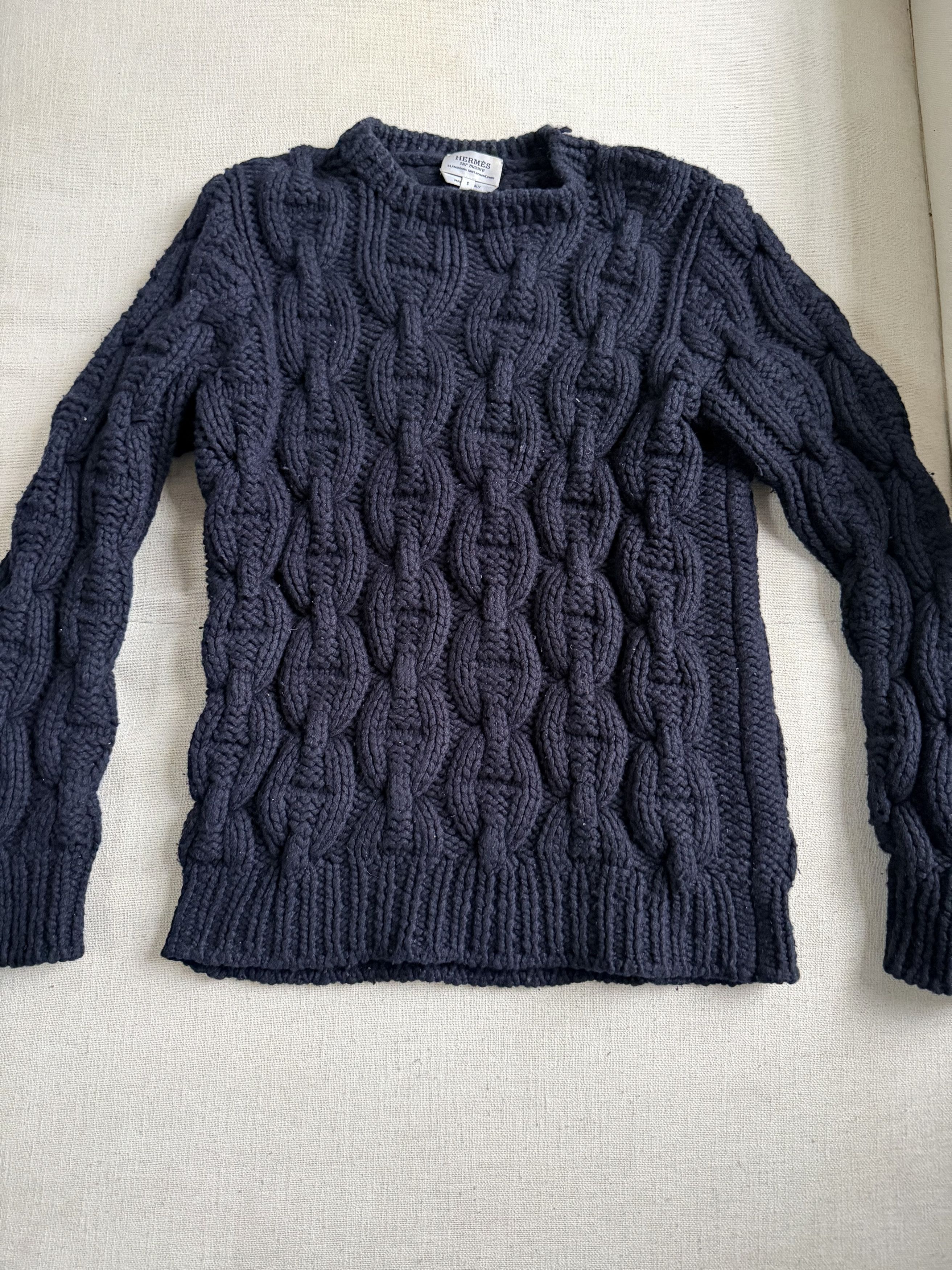 Hermes Hermès Cashmere Sweater – Heavyweight, Exceptional Quality Size US M / EU 48-50 / 2 - 1 Thumbnail