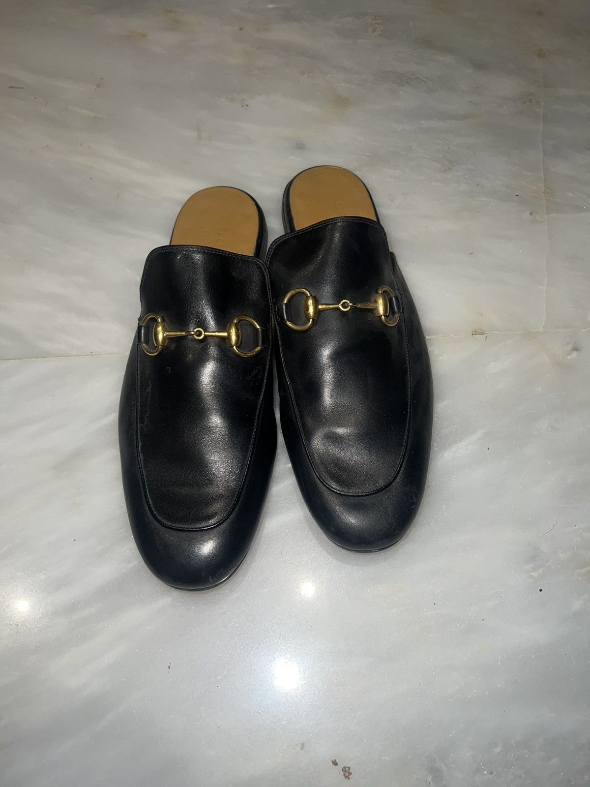Gucci GUCCI SLIP ON LOAFERS OPEN BACK Size US 7 / EU 40 - 1 Thumbnail