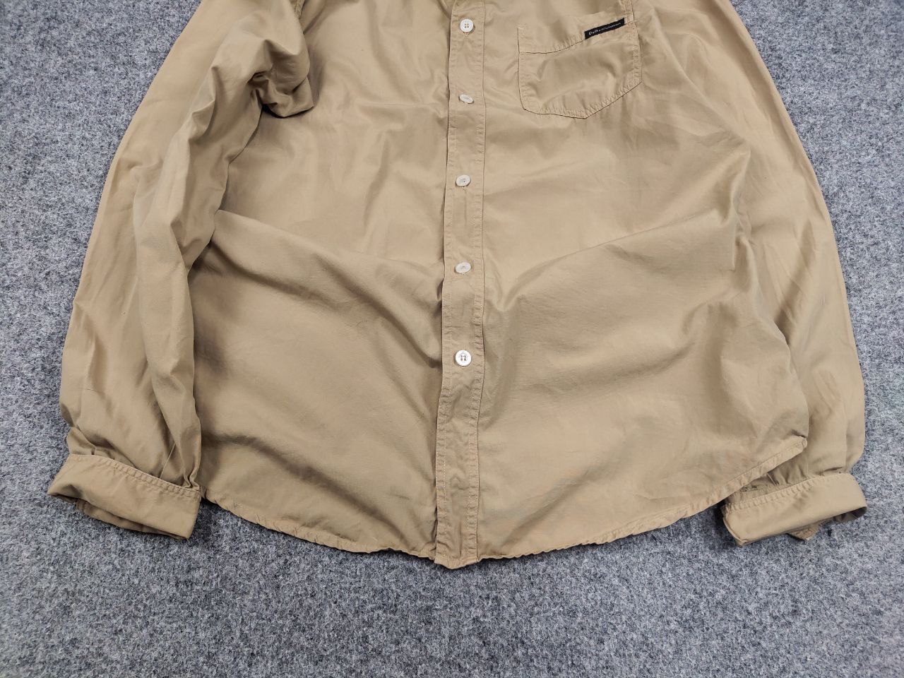 Dolce & Gabbana Vintage Dolce & Gabbana Logo Beige Cotton Button Shirt Size US L / EU 52-54 / 3 - 9 Thumbnail