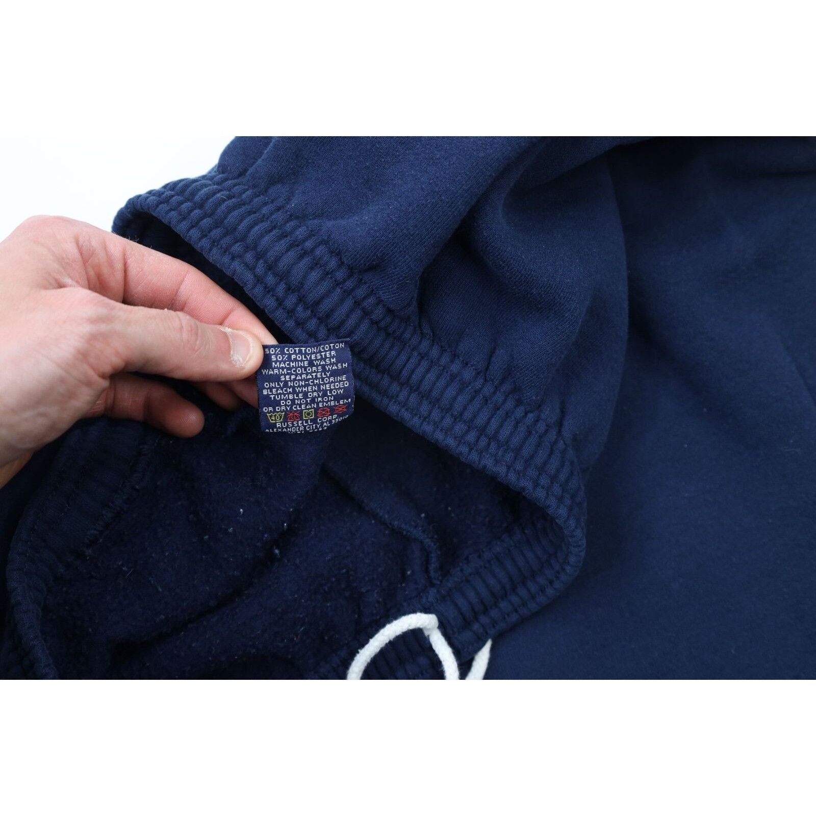 Vintage Vintage 90s Streetwear Blank Cuffed Sweatpants Joggers Size US 32 / EU 48 - 7 Thumbnail