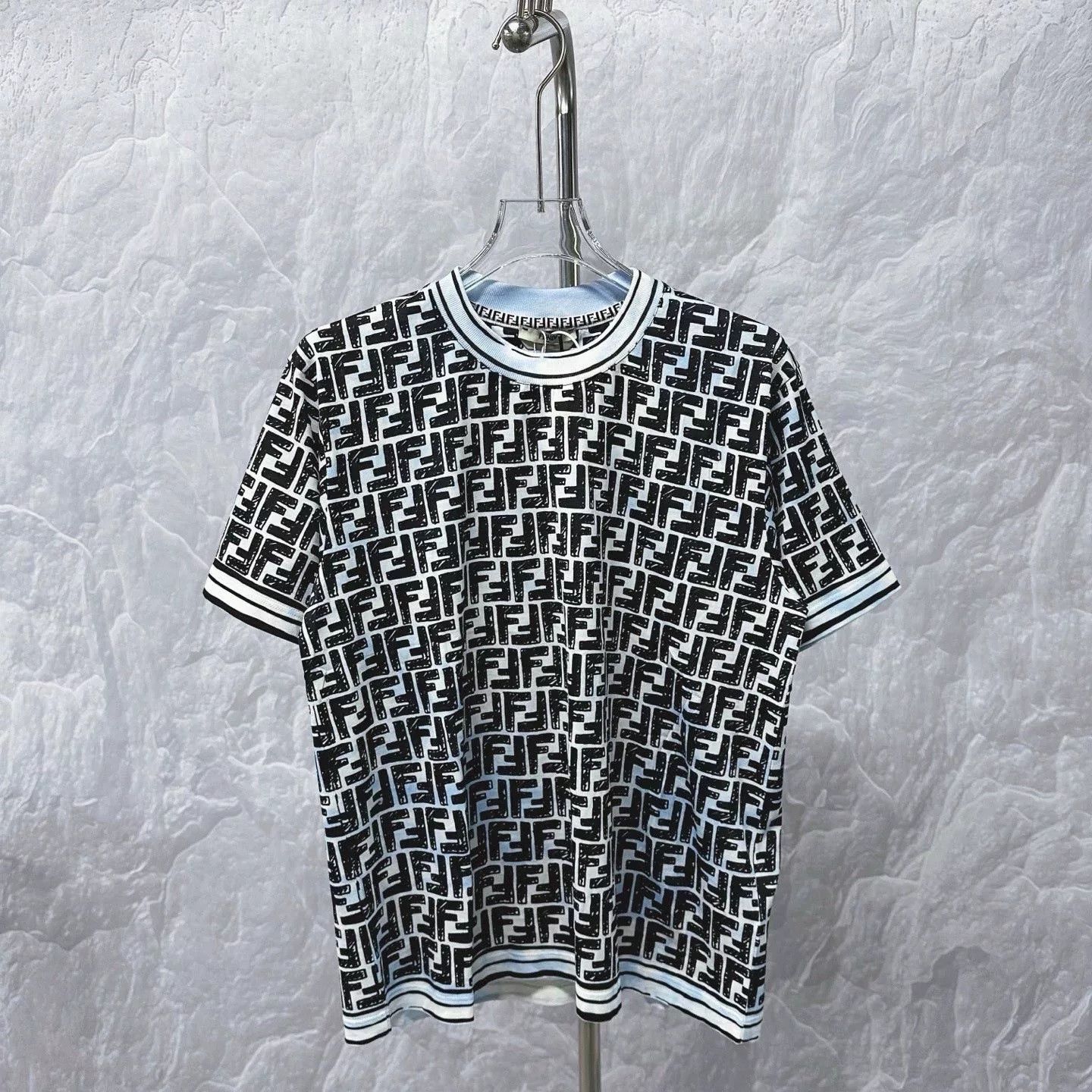 Fendi Fendi Tie-Dye FF Print Short-Sleeve Size US M / EU 48-50 / 2 - 1 Thumbnail