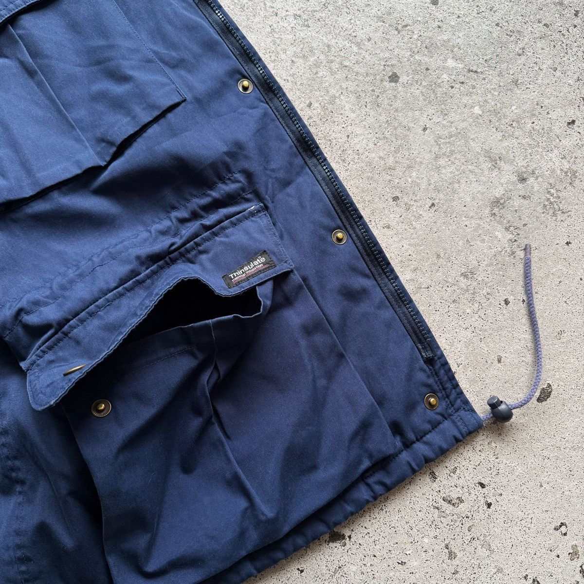 Fjallraven Fjallraven Men Vintage Jacket Blue Hooded Outdoor Thinsulate Size US L / EU 52-54 / 3 - 6 Thumbnail