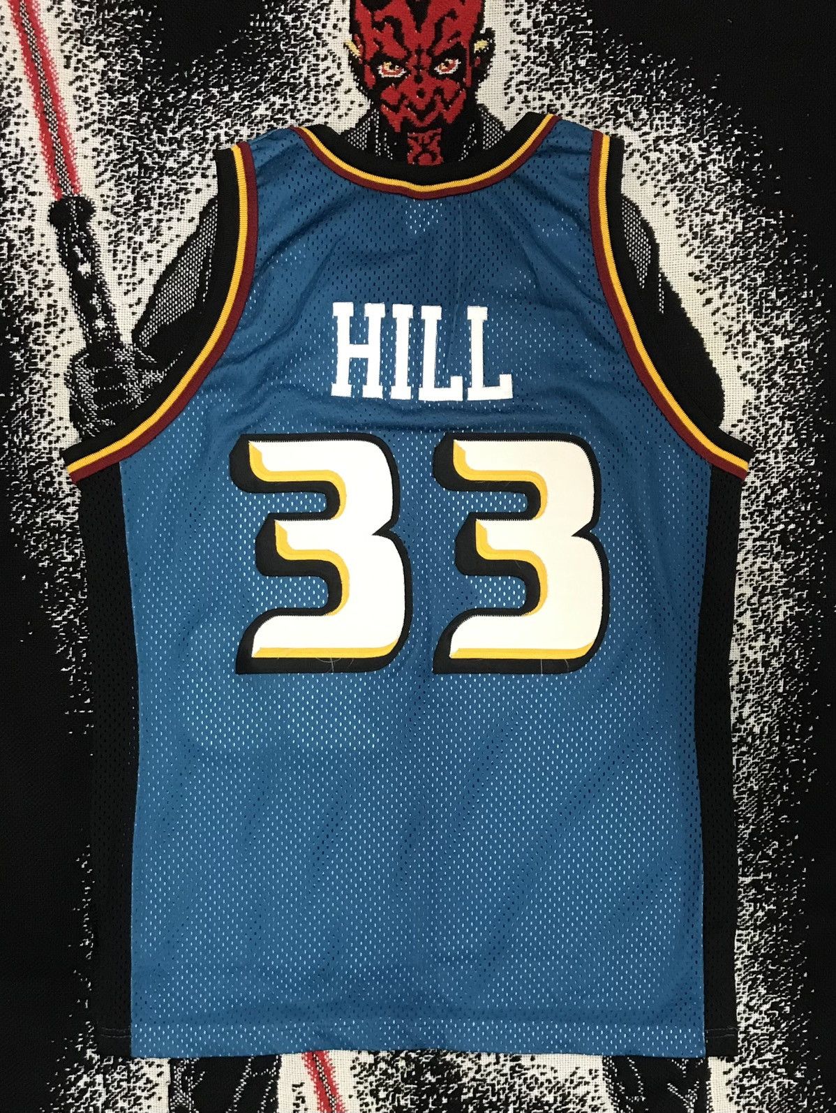 Other 90s Detroit Pistons Grant Hill Authentic NBA Jersey Champion Size US M / EU 48-50 / 2 - 7 Thumbnail