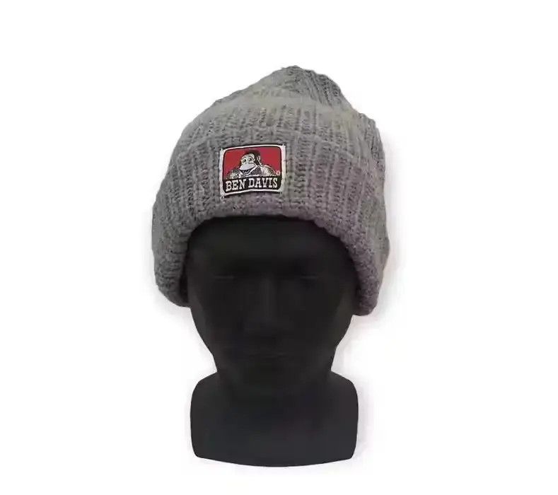 Ben Davis × Vintage Ben Davis Knit Beanie Hat Size ONE SIZE - 1 Thumbnail