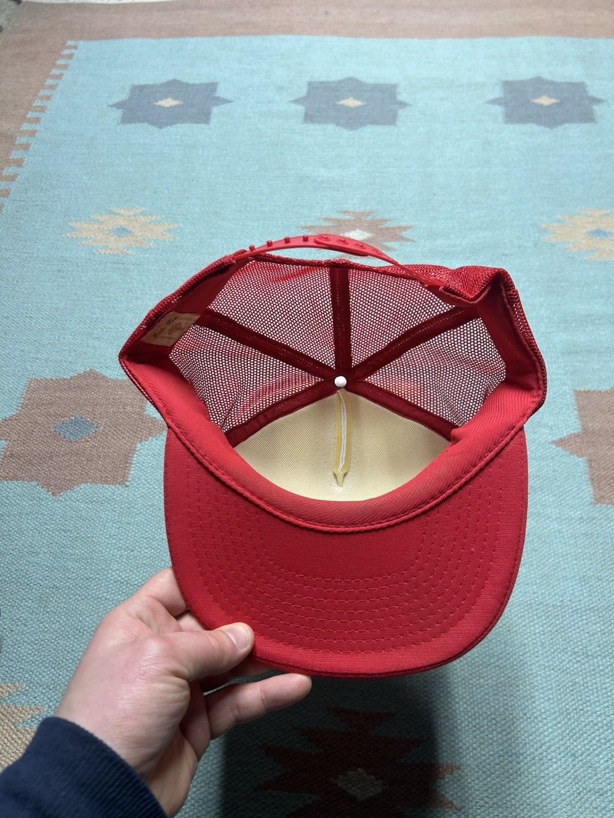 Vintage Vintage trucker hat where the hell is Ashfork Arizona red Size ONE SIZE - 5 Thumbnail