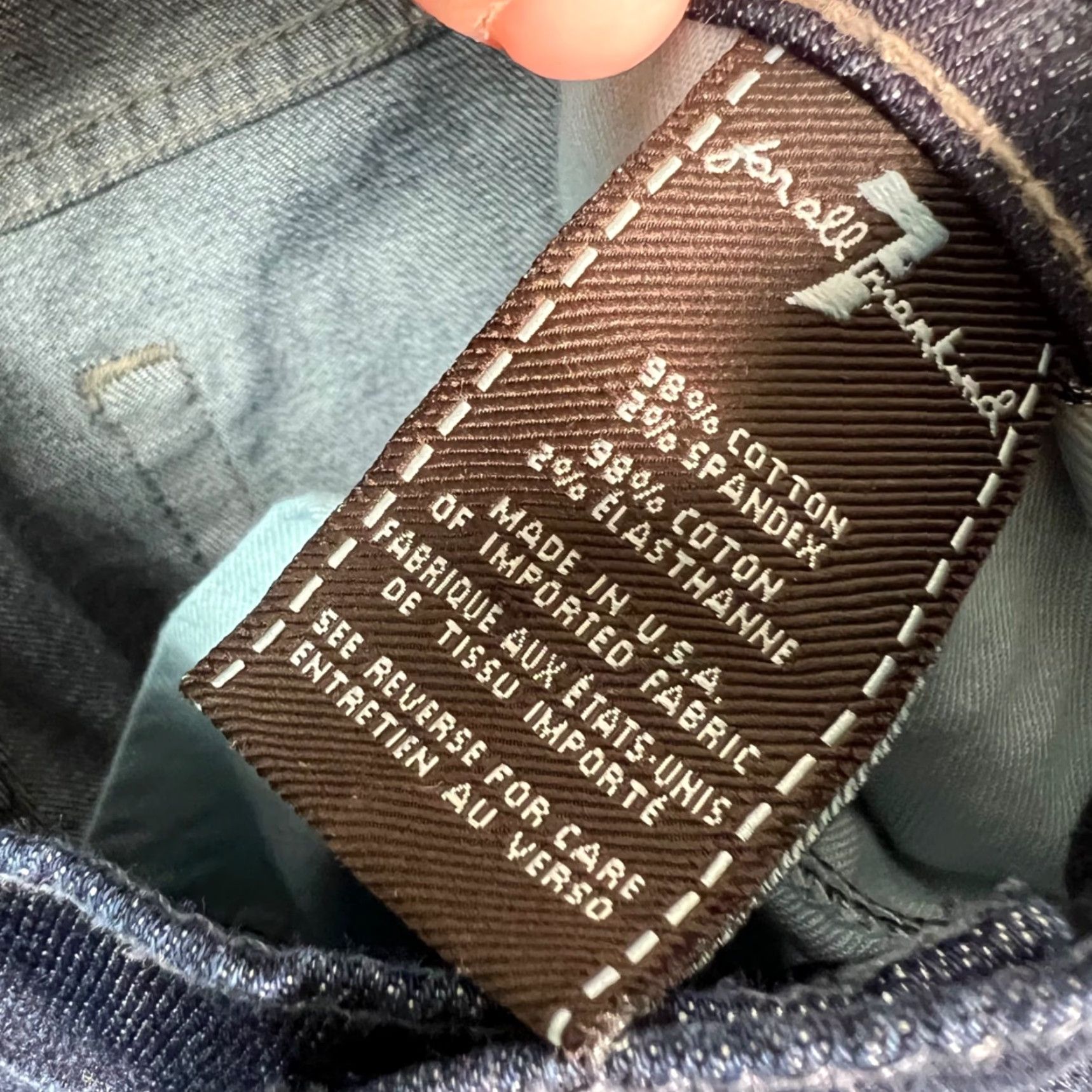 7 For All Mankind 7 For All Mankind Austyn Jeans Mens 30 Dark Wash Denim Relaxed Straight 5-Pocket USA Vintage No N/A Size US 30 / EU 46 - 4 Thumbnail
