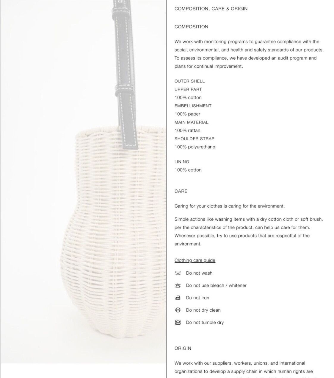 Zara Zara rattan basket bag BNWT natural Size ONE SIZE - 5 Thumbnail