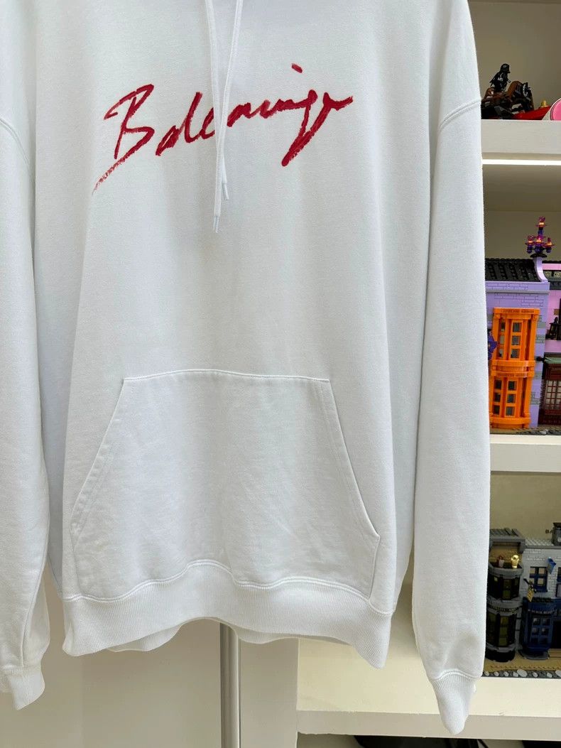 Balenciaga Balenciaga Letter Logo printed hooded long sleeve hoodie 25 Size US M / EU 48-50 / 2 - 3 Thumbnail