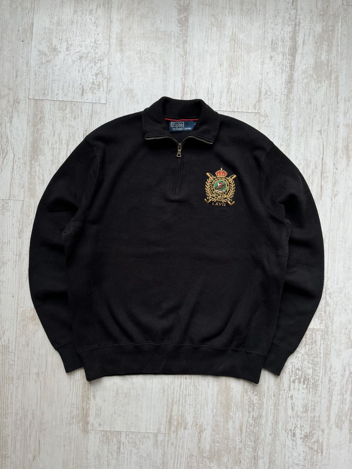 Polo Ralph Lauren Vintage Pcoat 90’s XL黒 Vintage 90s Lauren Ralph Lauren Polo Shirt Size L USA Made