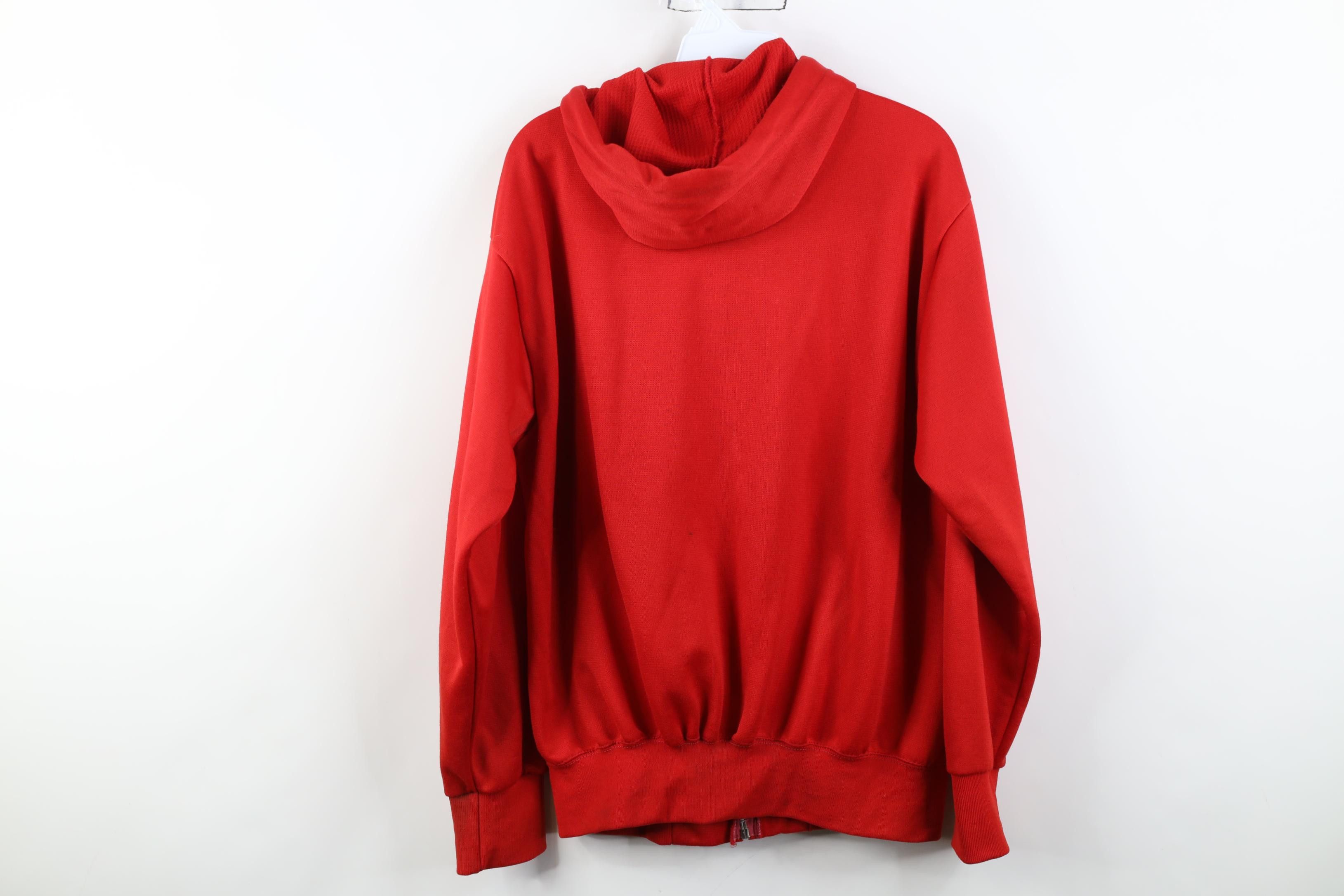 Vintage Vintage 70s Streetwear Waffle Knit Lined Zip Hoodie USA Size US L / EU 52-54 / 3 - 14 Thumbnail