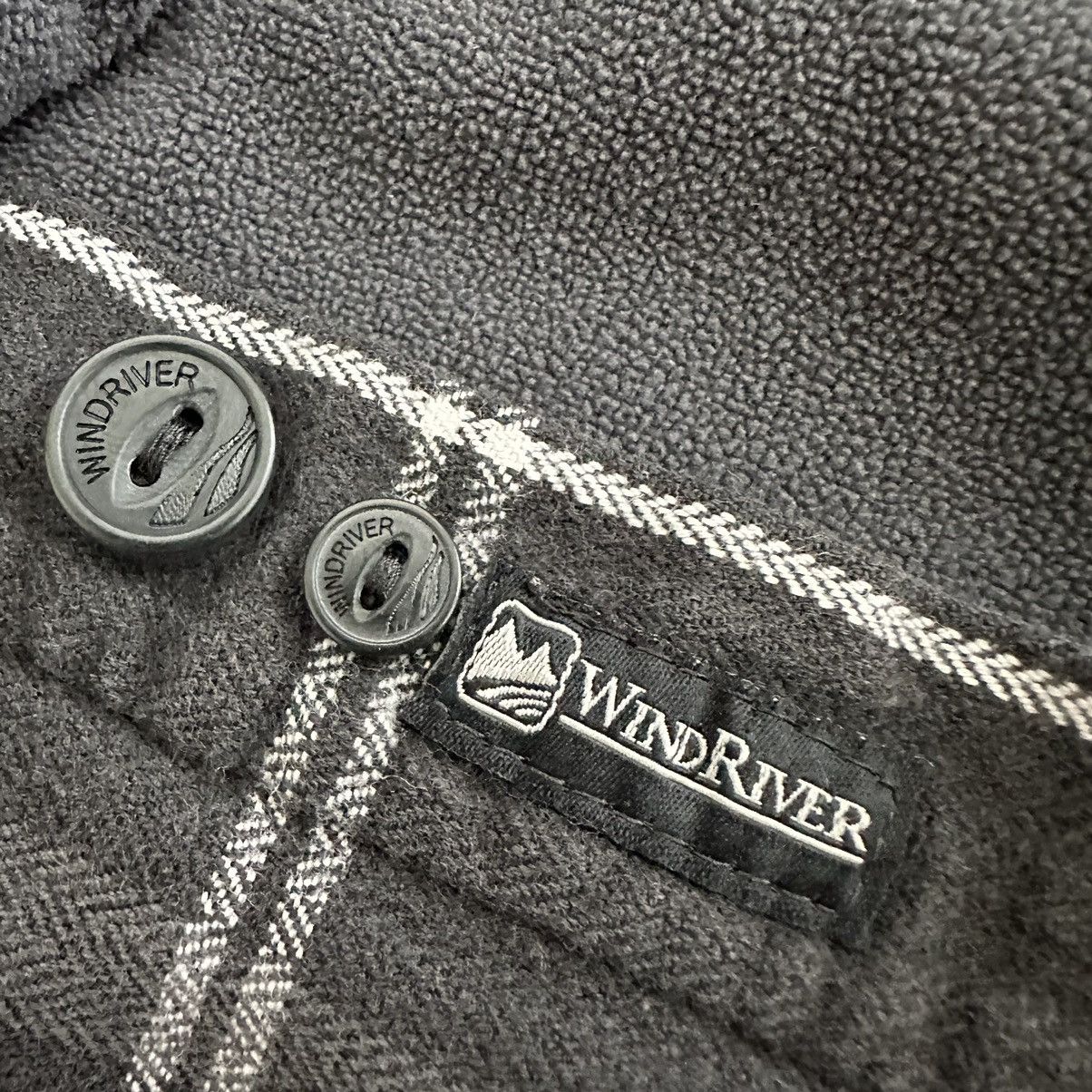 Vintage × Windriver WindRiver Lined Flannel M Black Plaid Jacket Size US M / EU 48-50 / 2 - 6 Thumbnail