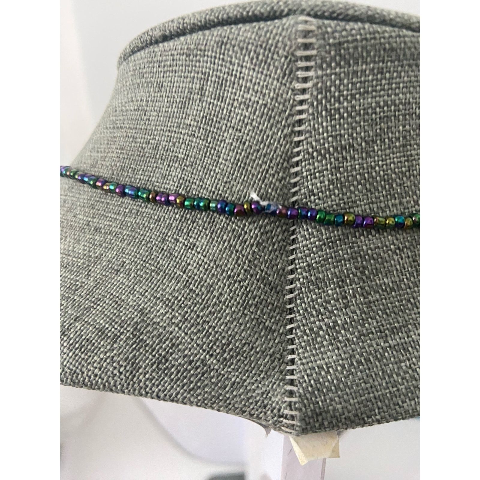 Handmade Handmade iridescent black seed bead necklace Size ONE SIZE - 3 Thumbnail
