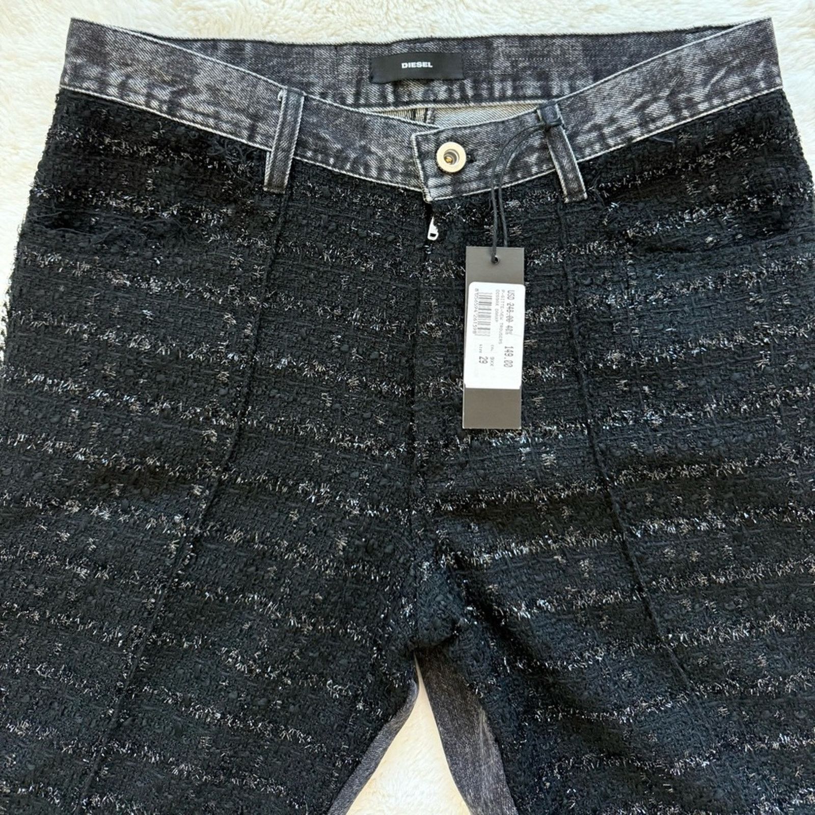Diesel NWT!!! Diesel women jeans/ tweed pants size 29 Retail 248$ Size 29" - 6 Thumbnail