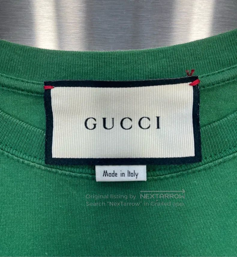 Gucci Gucci Green double G record letter logo short sleeve Size US XS / EU 42 / 0 - 3 Thumbnail
