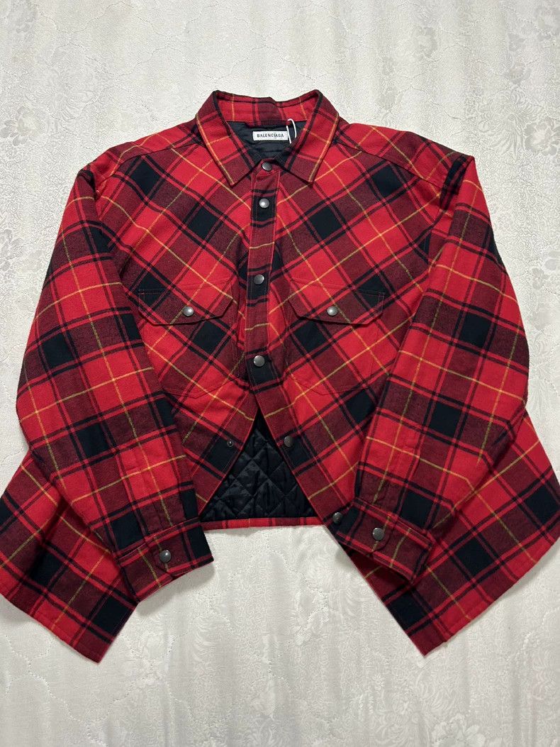 Balenciaga Balenciaga size 36 Plaid Jacket Size S / US 4 / IT 40 - 1 Thumbnail