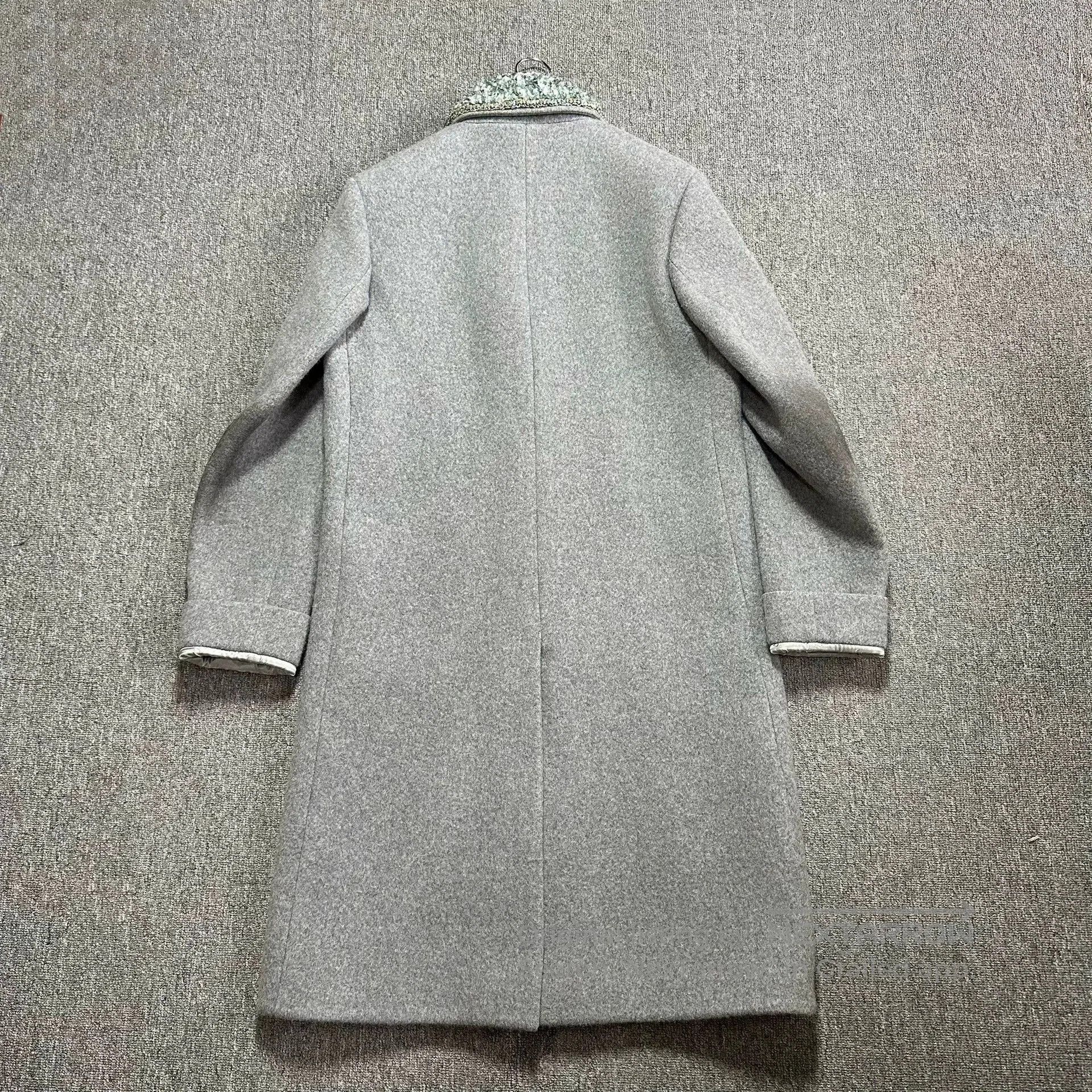 Dior Dior Man Light Gray Crystal Collar Jacket. Size US L / EU 52-54 / 3 - 3 Thumbnail