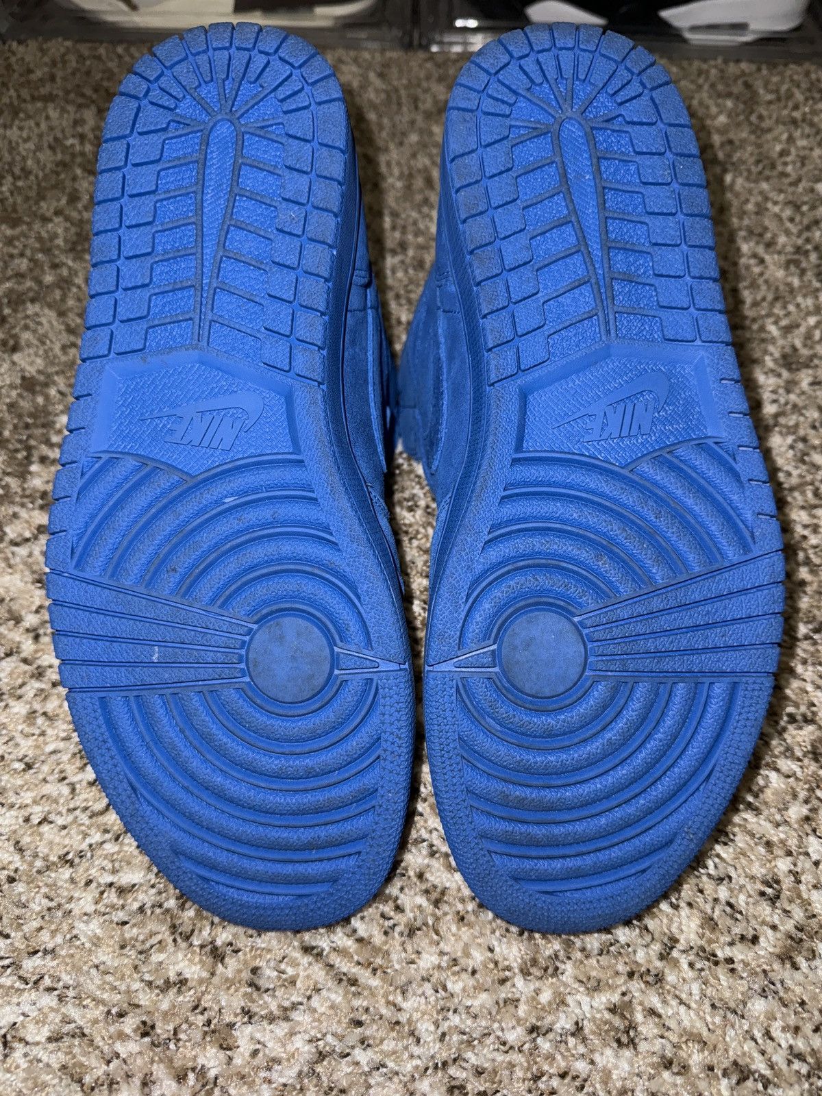 Jordan Brand Jordan 1 Retro Blue Suede Size US 10 / EU 43 - 4 Thumbnail