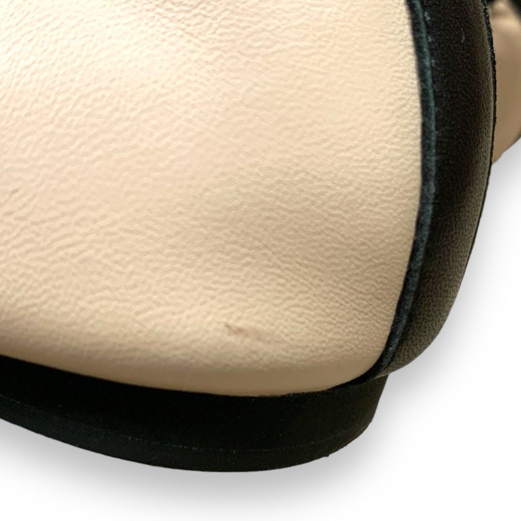 Stuart Weitzman Stuart Weizmann Ballet Flat Shoes Cream Black Leather Classi Size US 7 / IT 37 - 10 Thumbnail