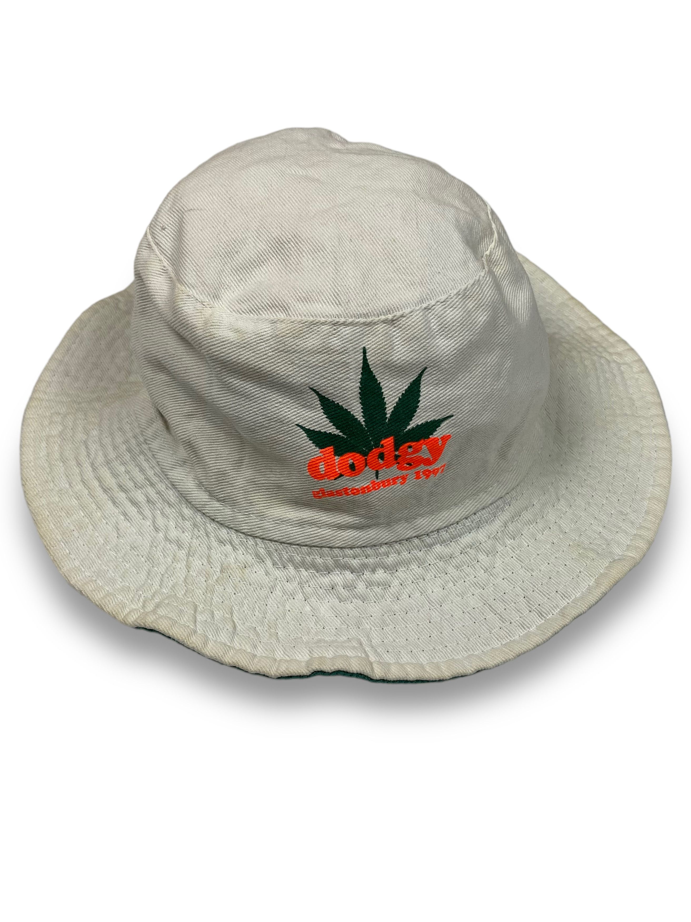 Hat Club Vintage DODGY Glastonbury 1997 ZaZa Faded Bucket Hat M736 Size ONE SIZE - 1 Thumbnail