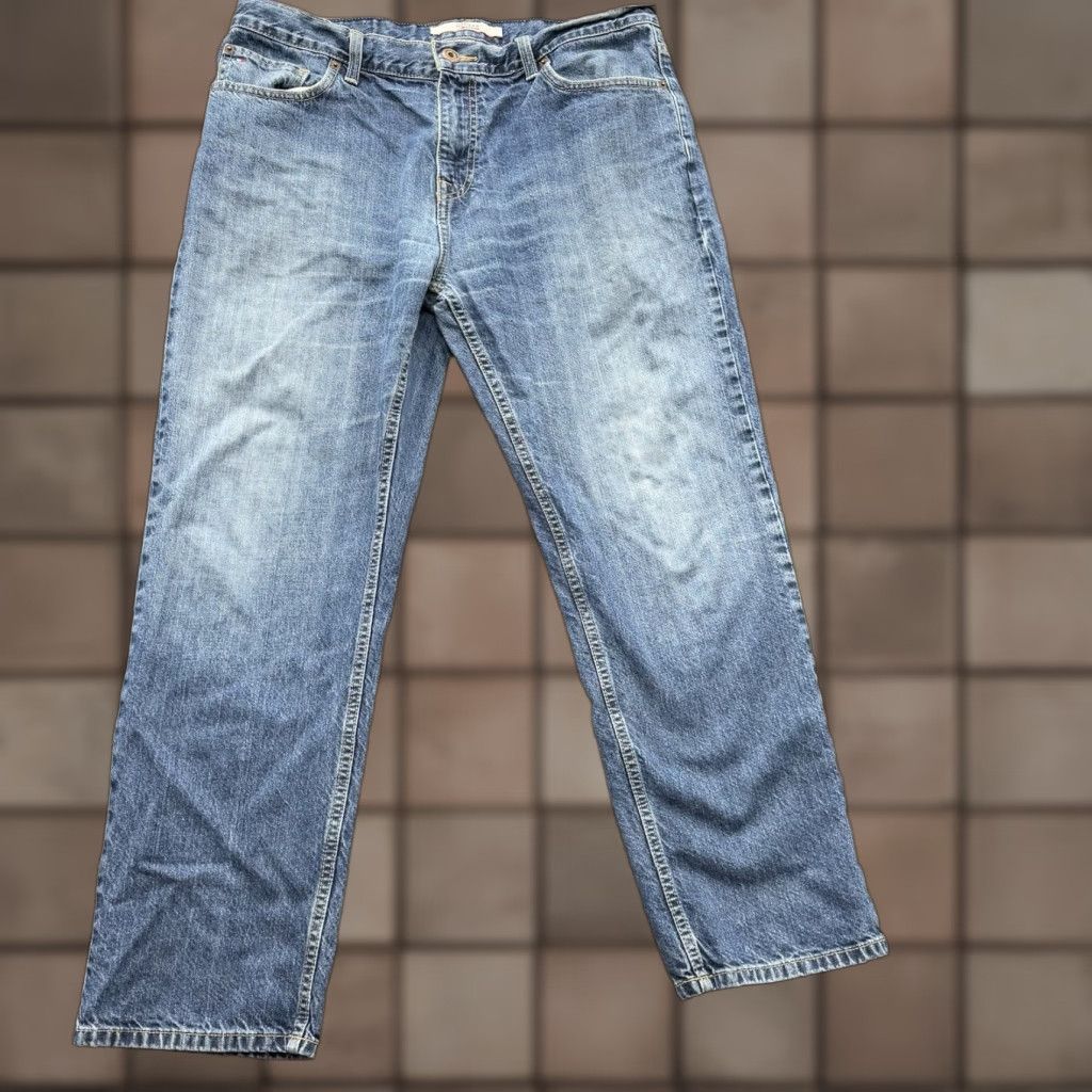 Tommy Hilfiger Tommy Hilfiger Denim Jeans Men 34 Regular Blue Straight Hipster 90s Hip Hop Pattern Solid Size US 34 / EU 50 - 1 Thumbnail