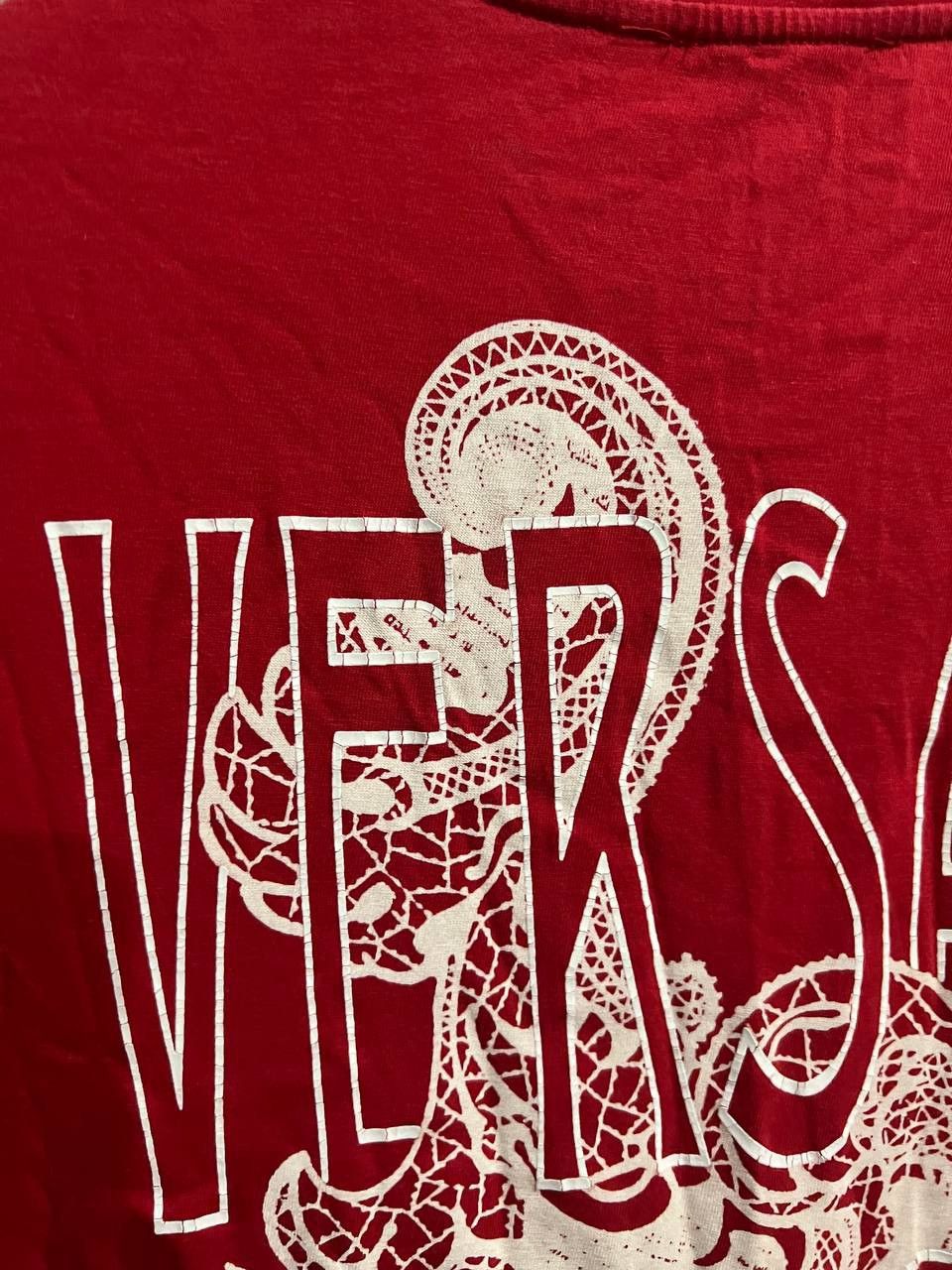 Versace VERSACE COLLECTION BY GIANNI VERSACE RED COTTON T SHIRT SZ S Size US S / EU 44-46 / 1 - 15 Thumbnail