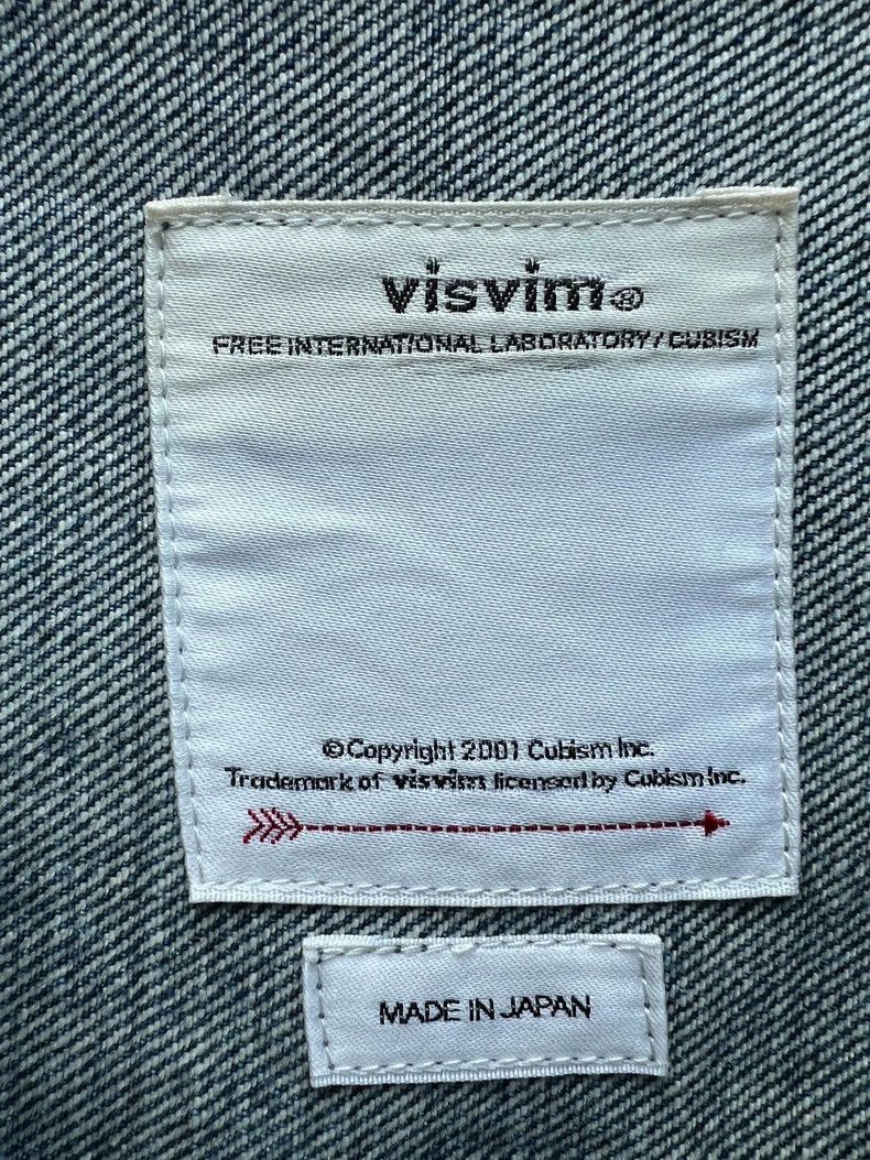 Visvim Visvim101 denim jacket XXL-2506 Size US XXL / EU 58 / 5 - 4 Thumbnail