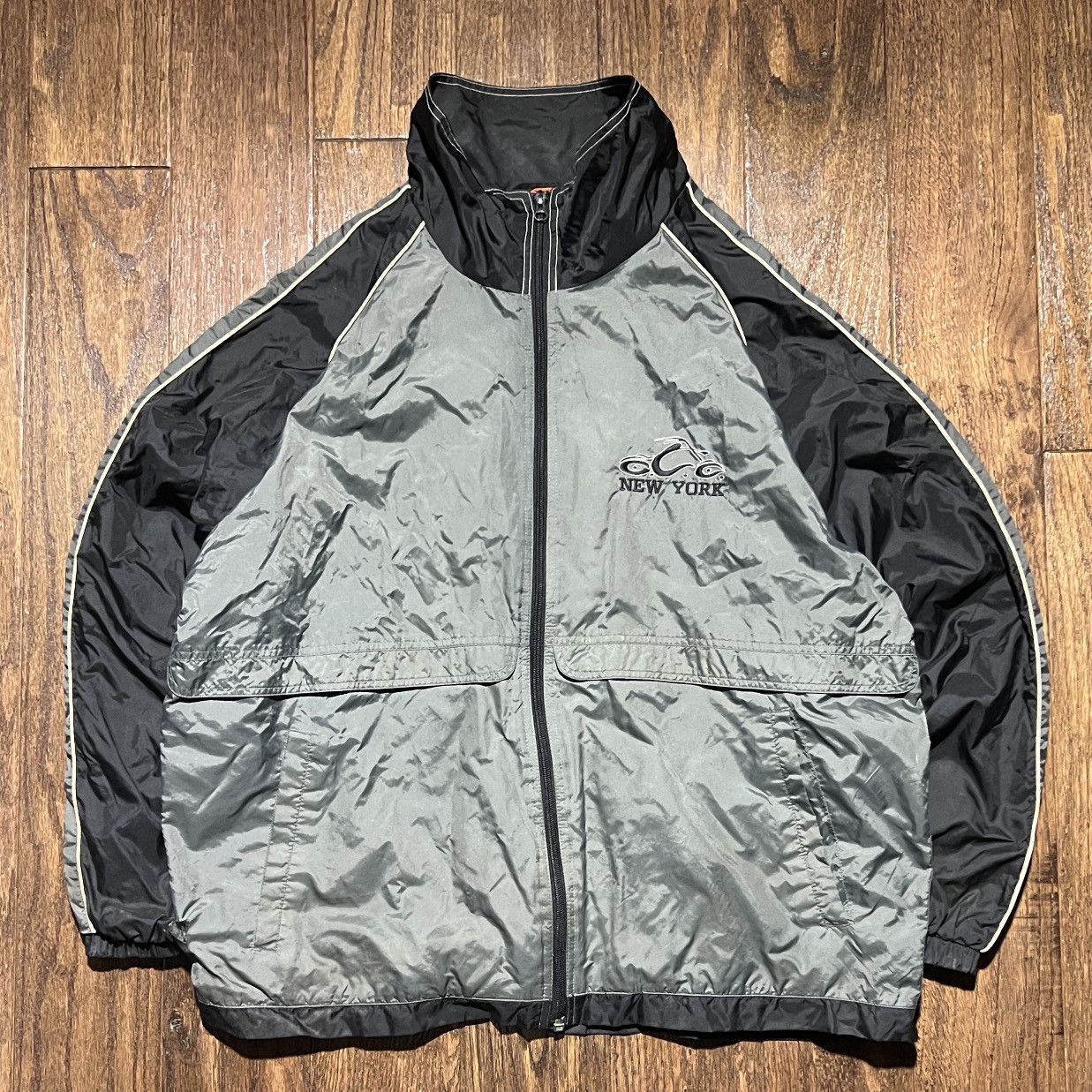 Vintage × West Coast Choppers y2k orange country choppers light jacket full zip Size US L / EU 52-54 / 3 - 1 Thumbnail