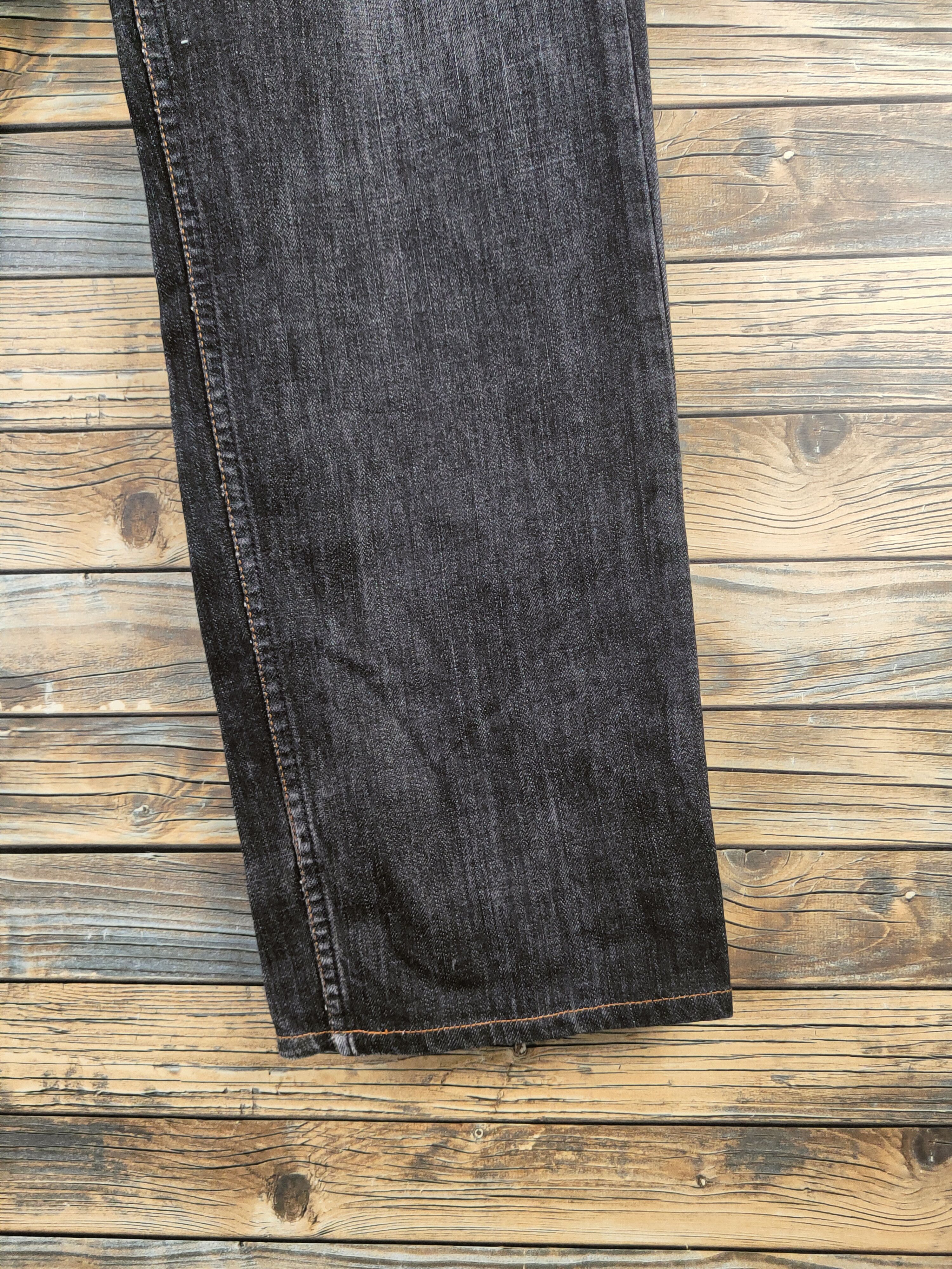 Levi's 503 Levi's Black Distressed Ripped Jeans #S2810 Size US 32 / EU 48 - 6 Thumbnail