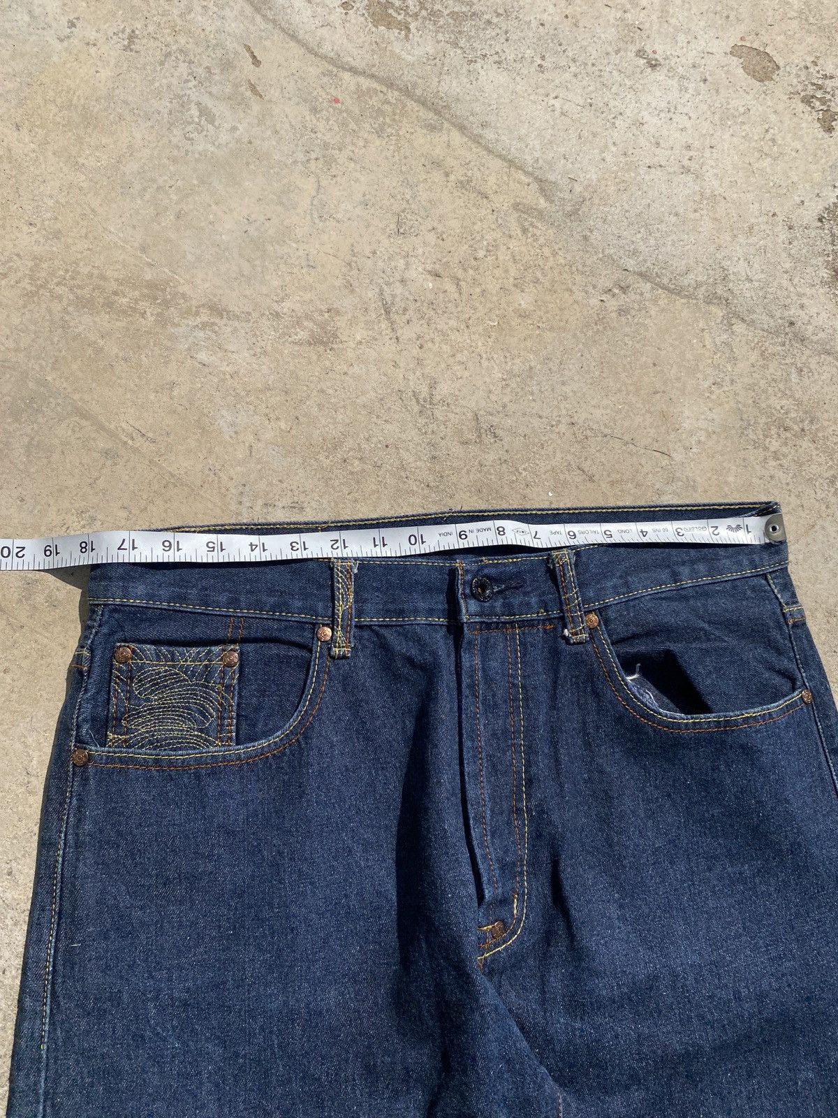 JNCO RMC Embroidery Denim Jean Size US 36 / EU 52 - 6 Thumbnail