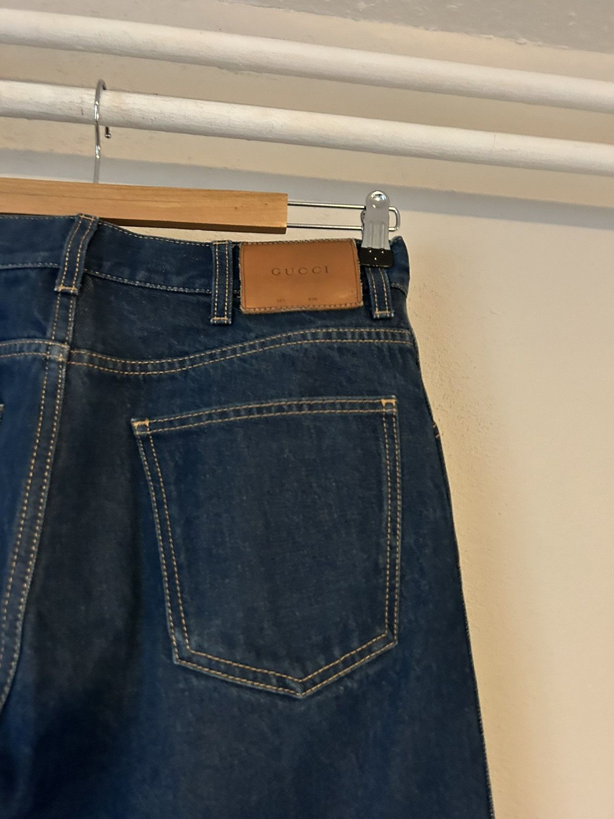 Gucci Raw Indigo Denim Jeans Size US 30 / EU 46 - 9 Thumbnail