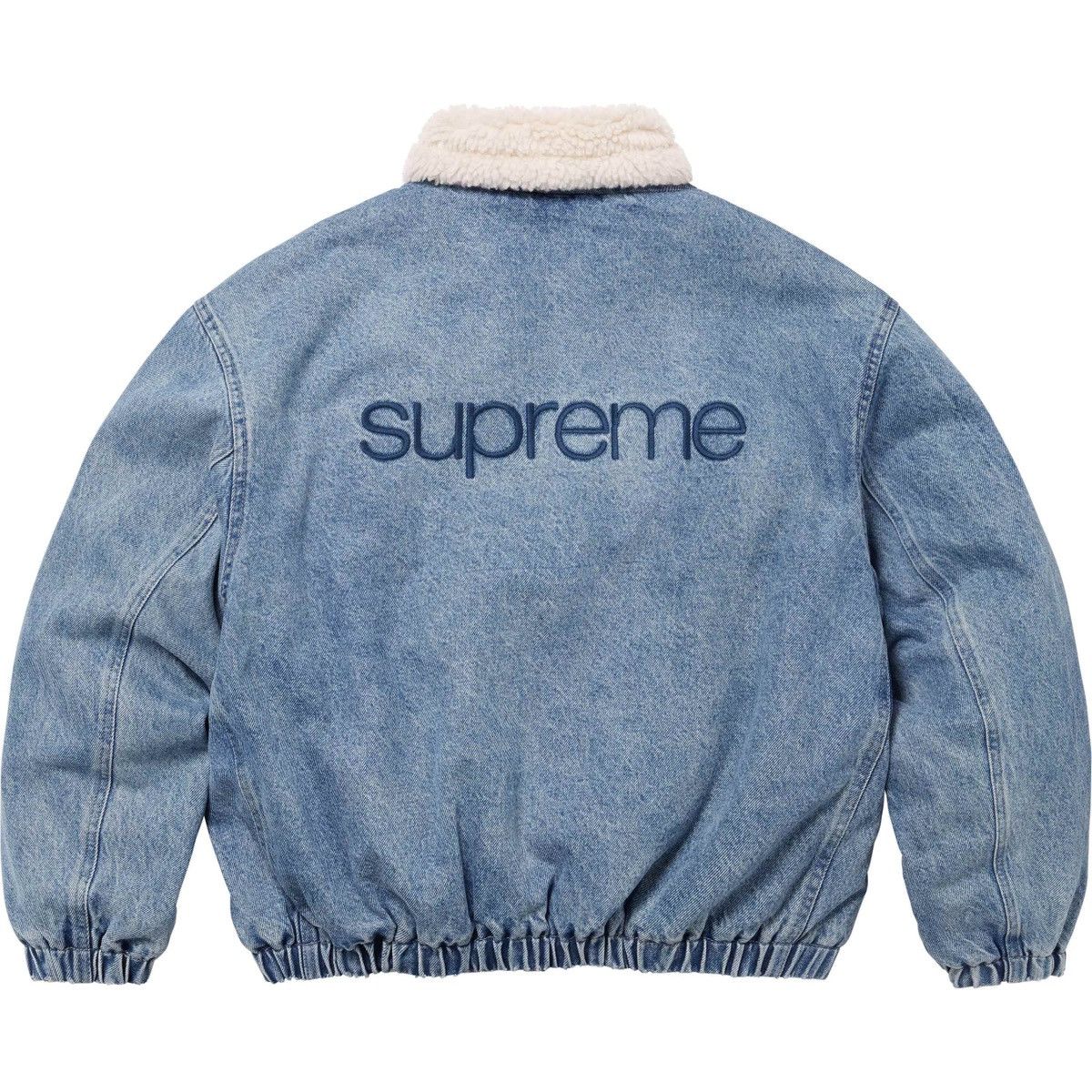 Supreme Supreme Faux Shearling Lined Bomber Jacket Size US M / EU 48-50 / 2 - 3 Thumbnail