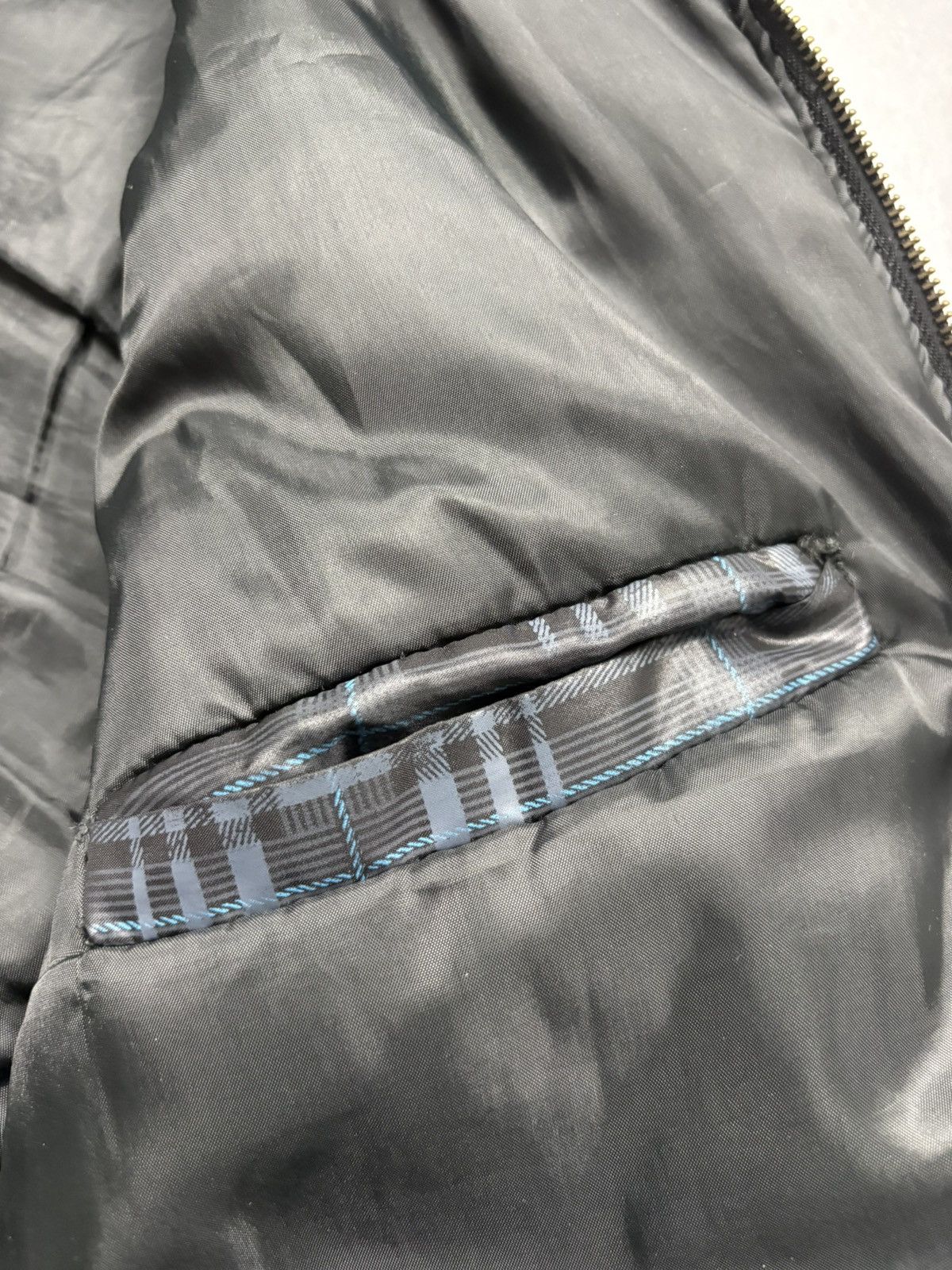 Dolce & Gabbana Dolce & Gabbana Sport 2000s Black Check Puffer Jacket VTG Size US L / EU 52-54 / 3 - 19 Thumbnail