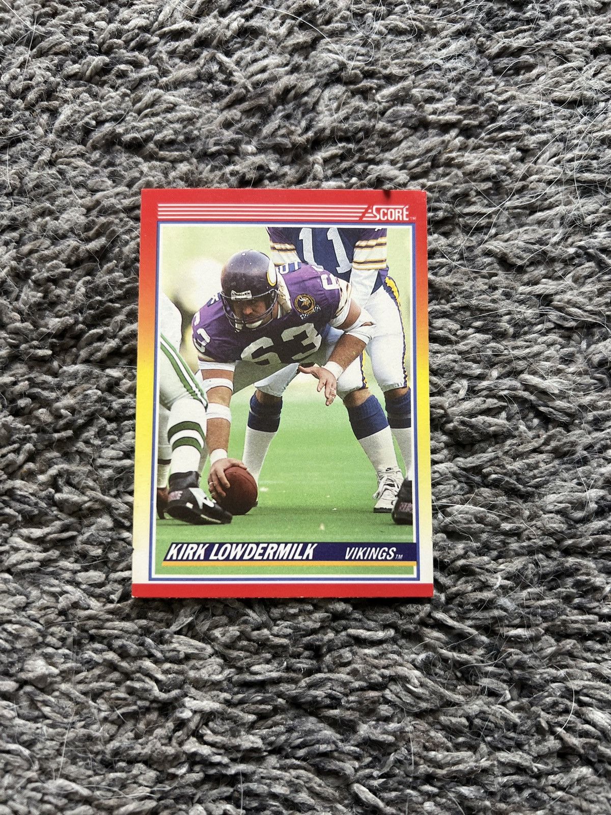 NFL 1990 Score #281 Kirk Lowdermilk Card Size ONE SIZE - 1 Thumbnail