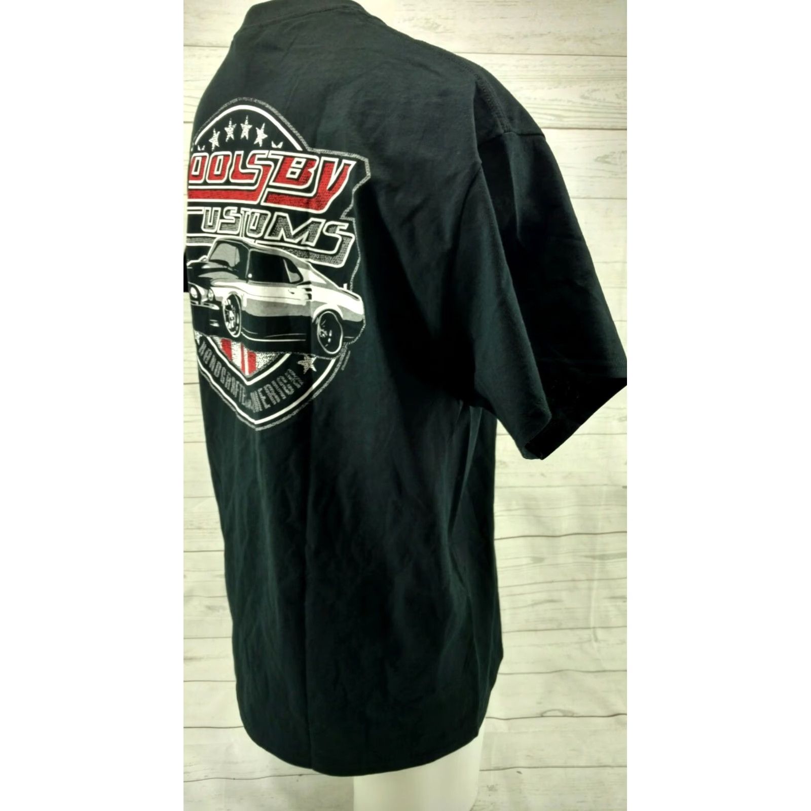 Gildan Goolsby Customs T Shirt Mens XL Black Size US XL / EU 56 / 4 - 6 Thumbnail
