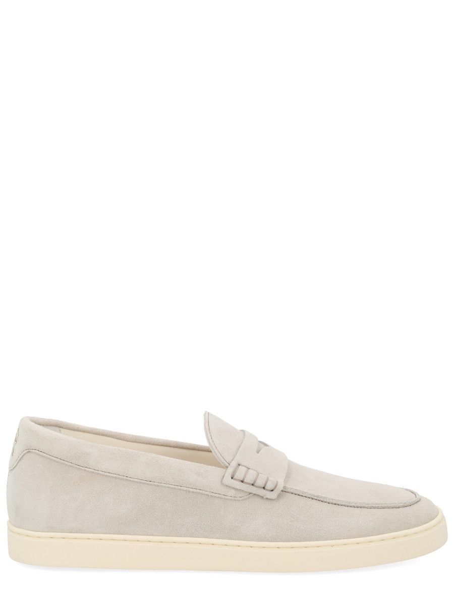 Brunello Cucinelli BRUNELLO CUCINELLI SUEDE LOAFER - GREY (IT 41) Size US 8 / EU 41 - 1 Thumbnail