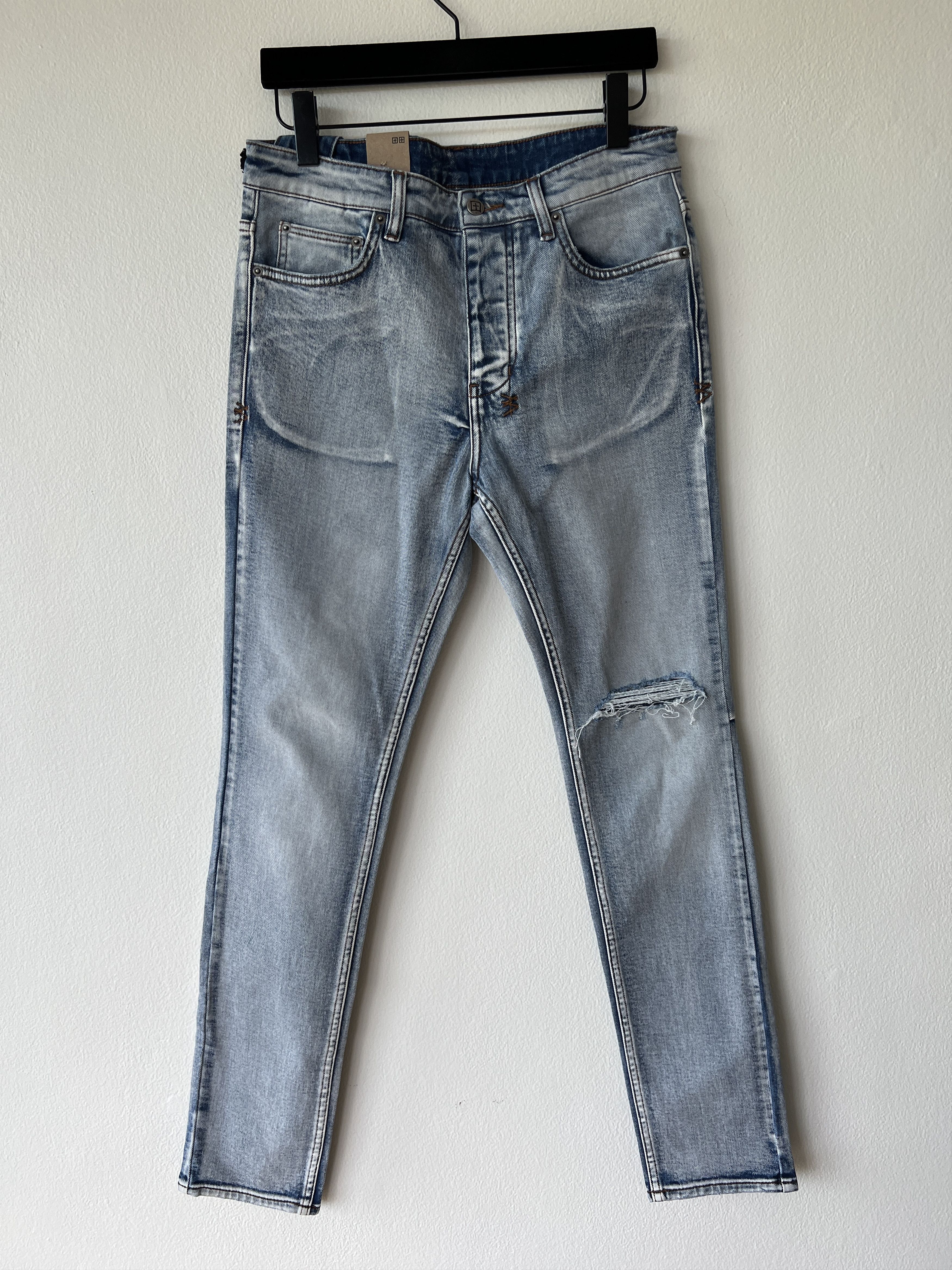 jean chitch city high light blue crosses ripped slim 32