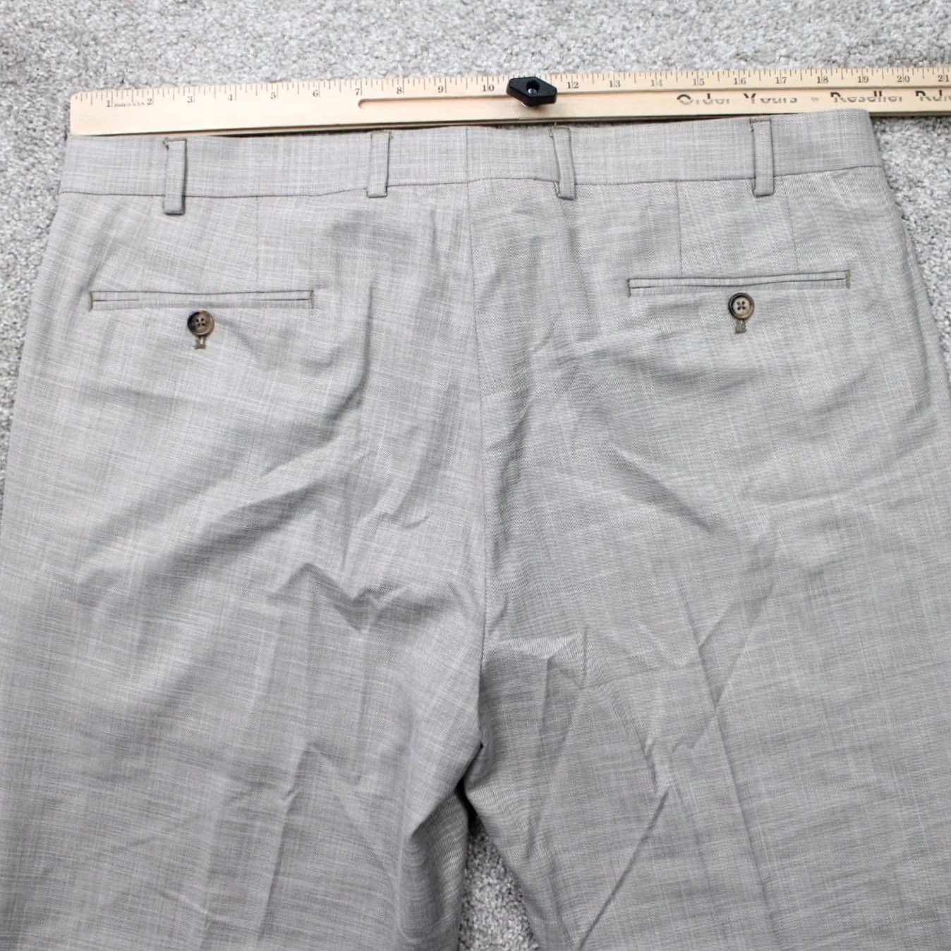Ralph Lauren LAUREN Ralph Lauren Pants Mens 38x30 Beige Flat Front Polyester/Viscose Stretch Size US 38 / EU 54 - 7 Thumbnail