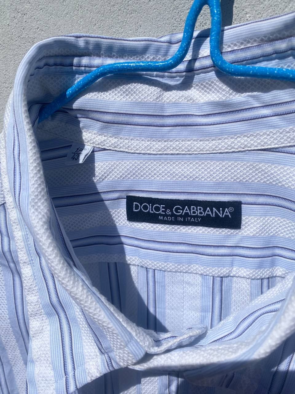 Dolce & Gabbana Vintage Dolce & Gabbana y2k Striped Italy Shirt Button Ups Size US M / EU 48-50 / 2 - 3 Thumbnail