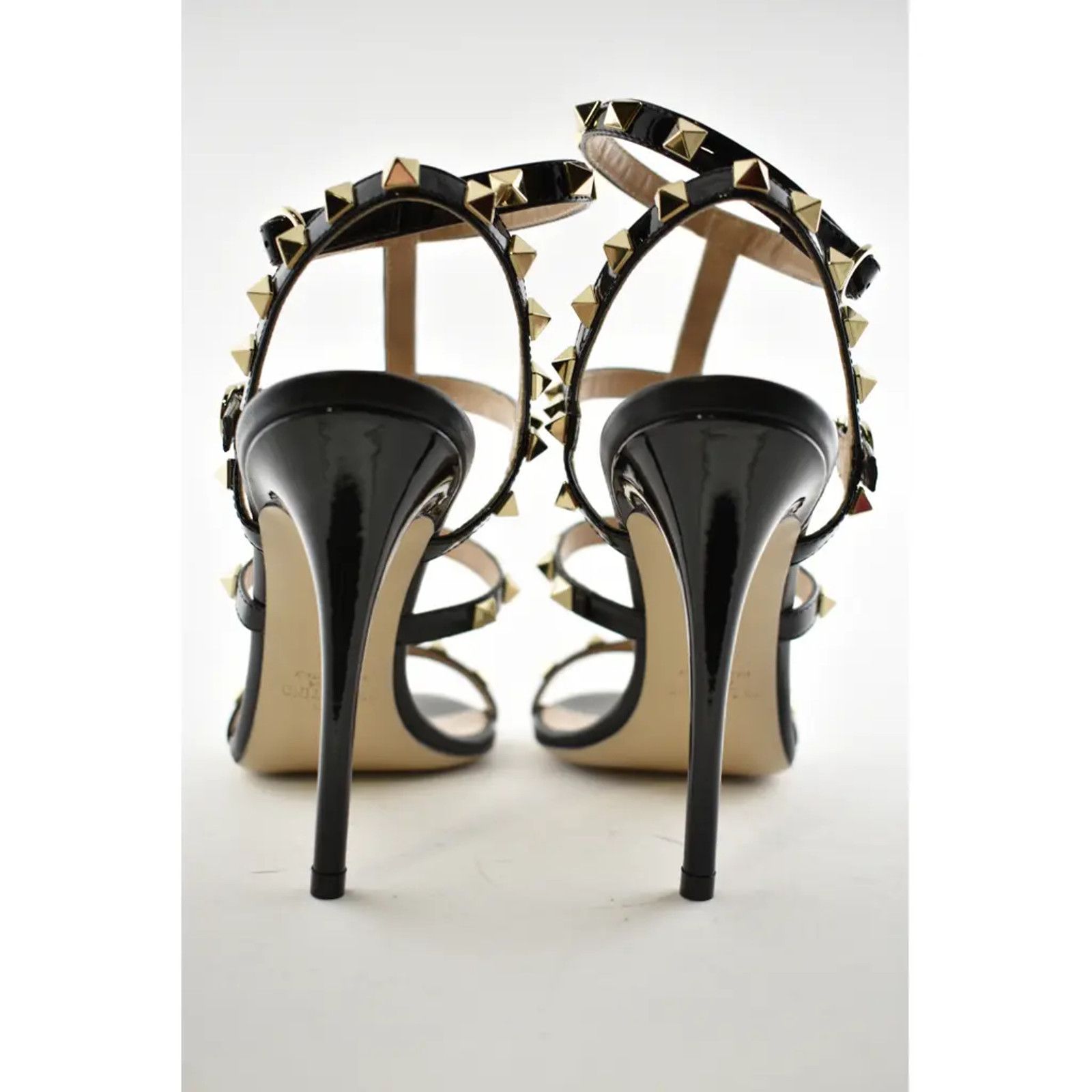 Valentino Rockstud 105 Stud Caged Ankle Strap Sandal Heel Pump 40.5 Size US 10.5 / IT 40.5 - 10 Thumbnail