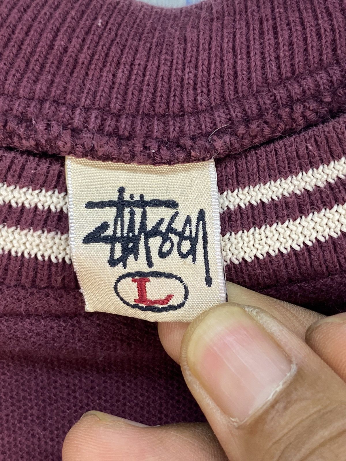 Converse × Stussy ⚡️QUICK SALE⚡️Vintage Stussy All Stars Sweatshirt Size US L / EU 52-54 / 3 - 5 Thumbnail